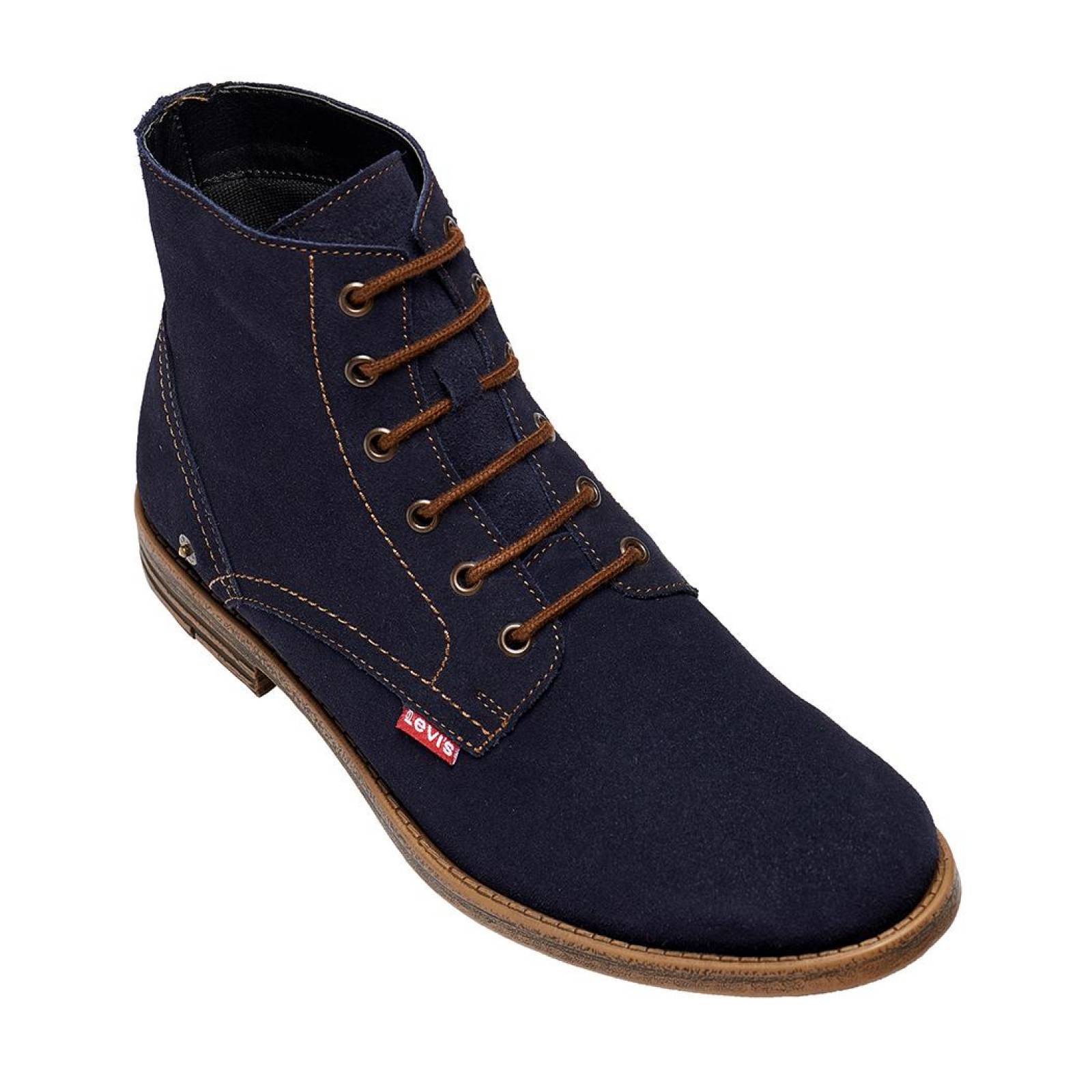 Botas Levi's Casuales Hombre Gamuza Azul Moda Casual 