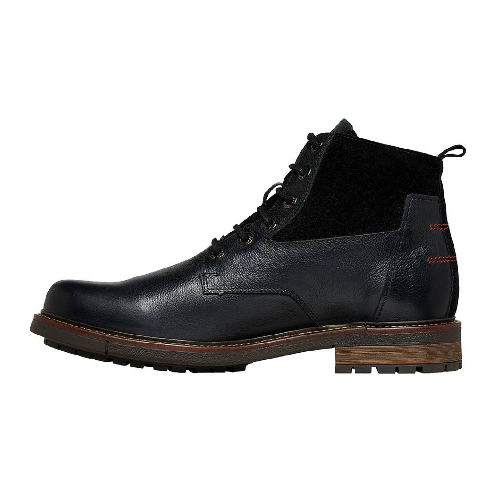 Bota Hombre Levi's Clásicas Casuales Piel Negro Cómodas 