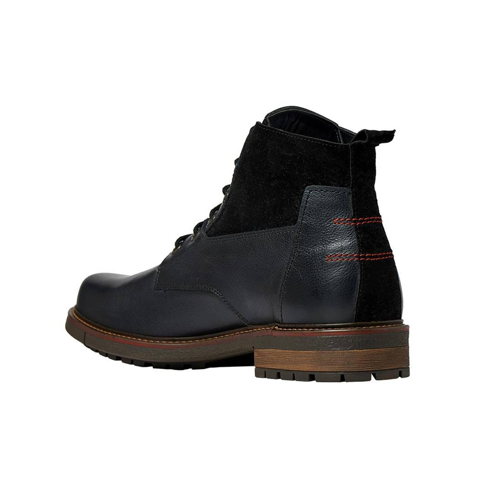 Bota Hombre Levi's Clásicas Casuales Piel Negro Cómodas 