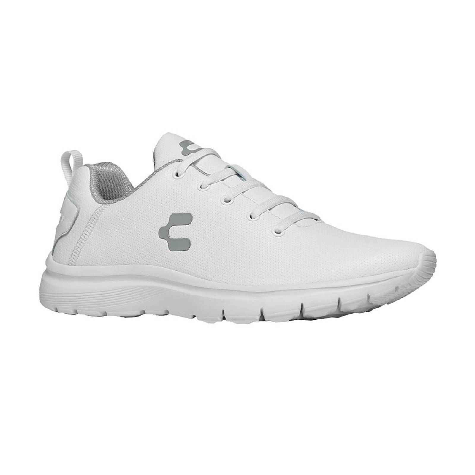 Tenis Charly Para Hombre Tipo Piel Casual/Deportivo Blanco