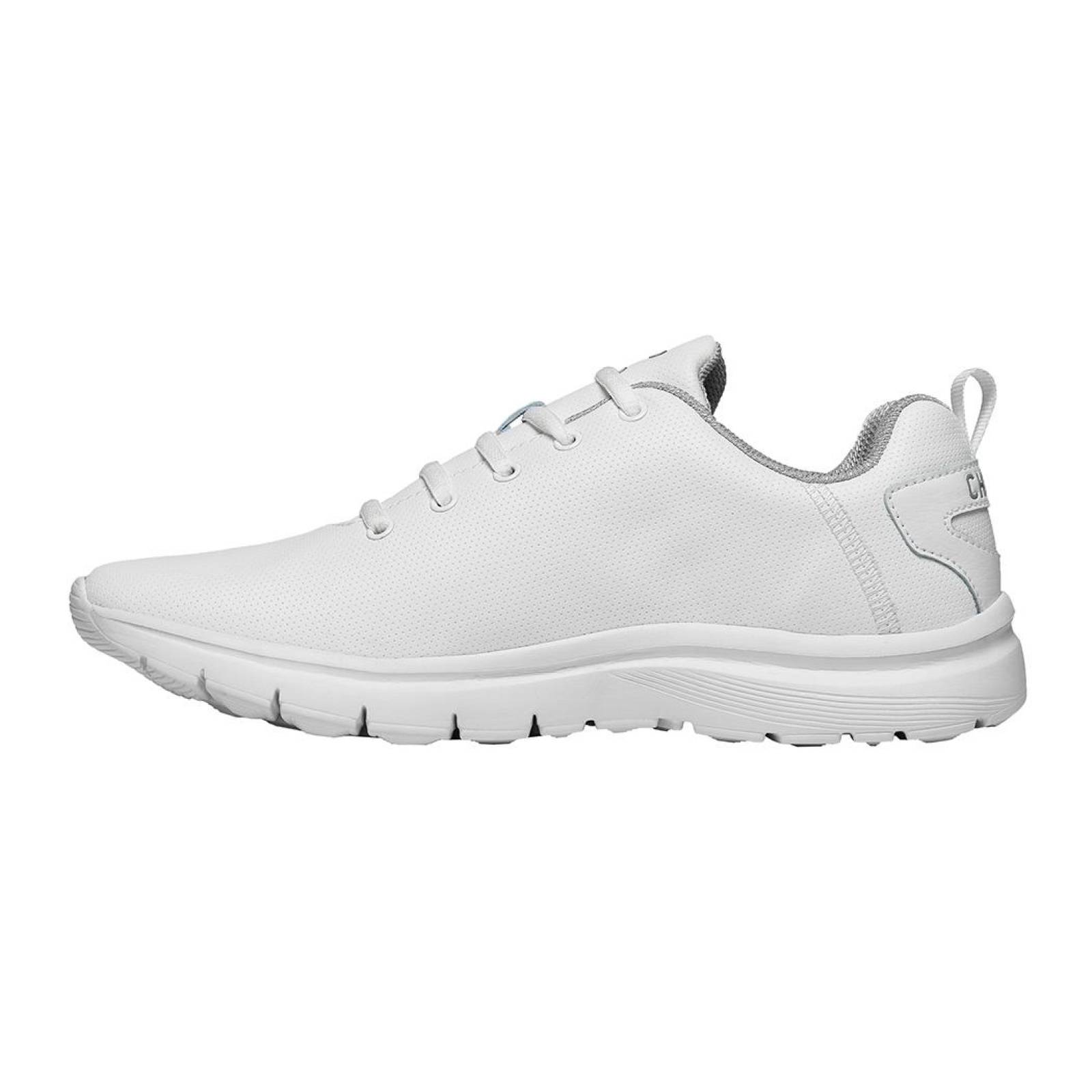 Tenis Charly Para Hombre Tipo Piel Casual/Deportivo Blanco