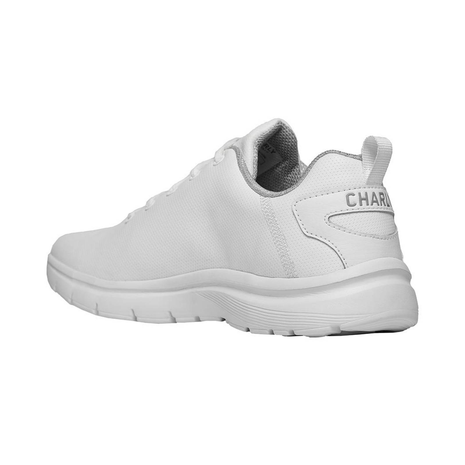 Tenis Charly Para Hombre Tipo Piel Casual/Deportivo Blanco