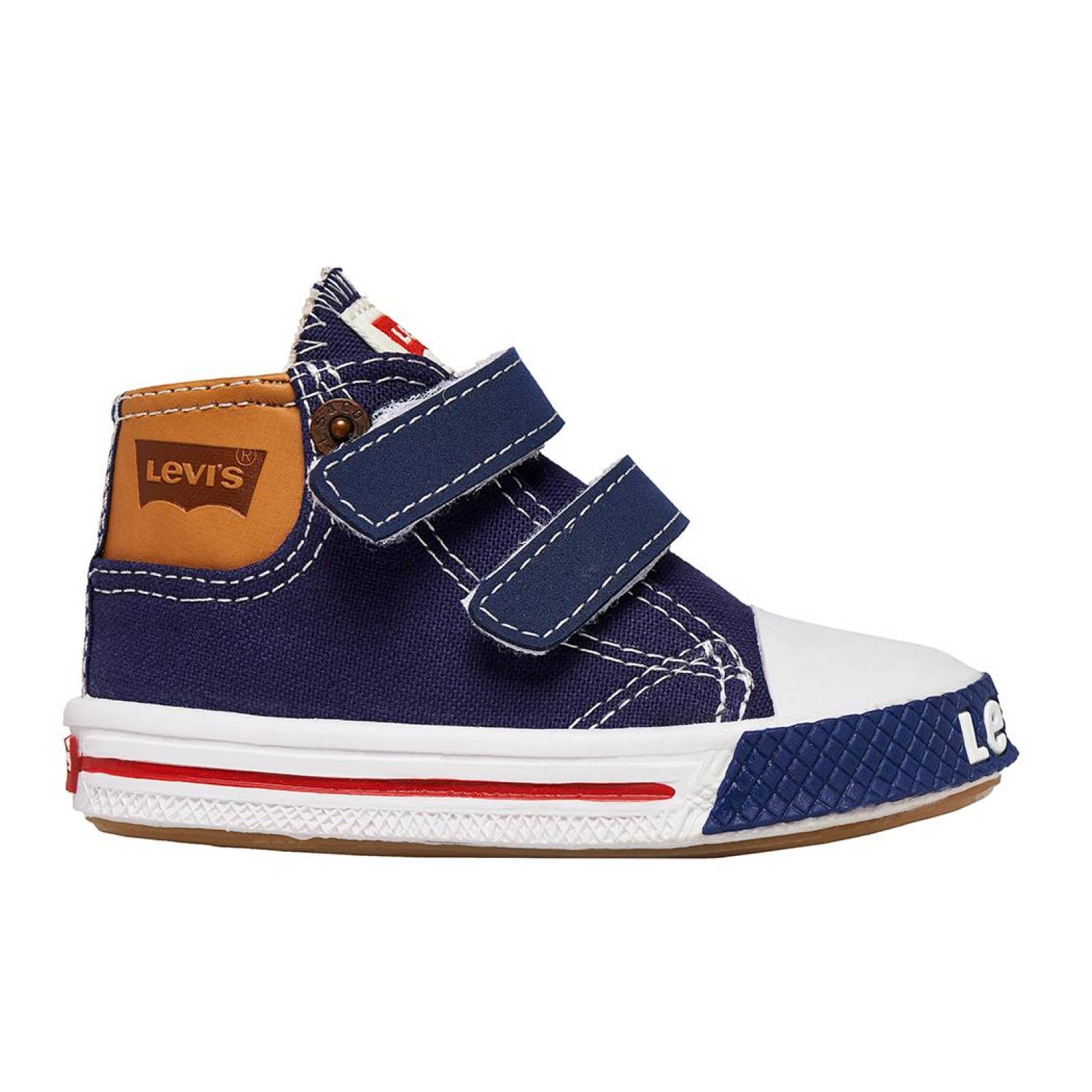 Tenis Levi's Bota Casuales Moda Niño, Color AZUL, TEXTIL