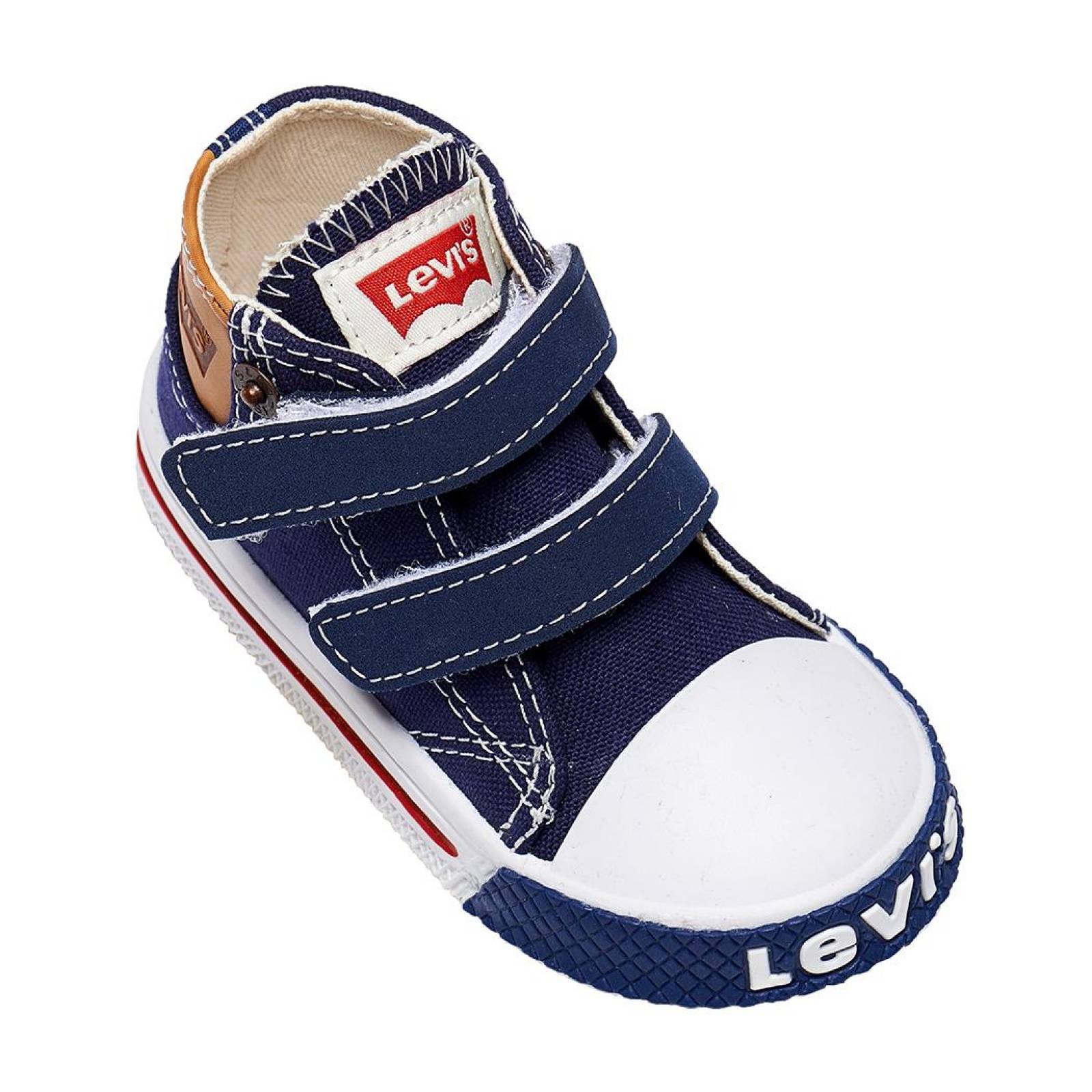 Tenis Levi's Bota Casuales Moda Niño, Color AZUL, TEXTIL