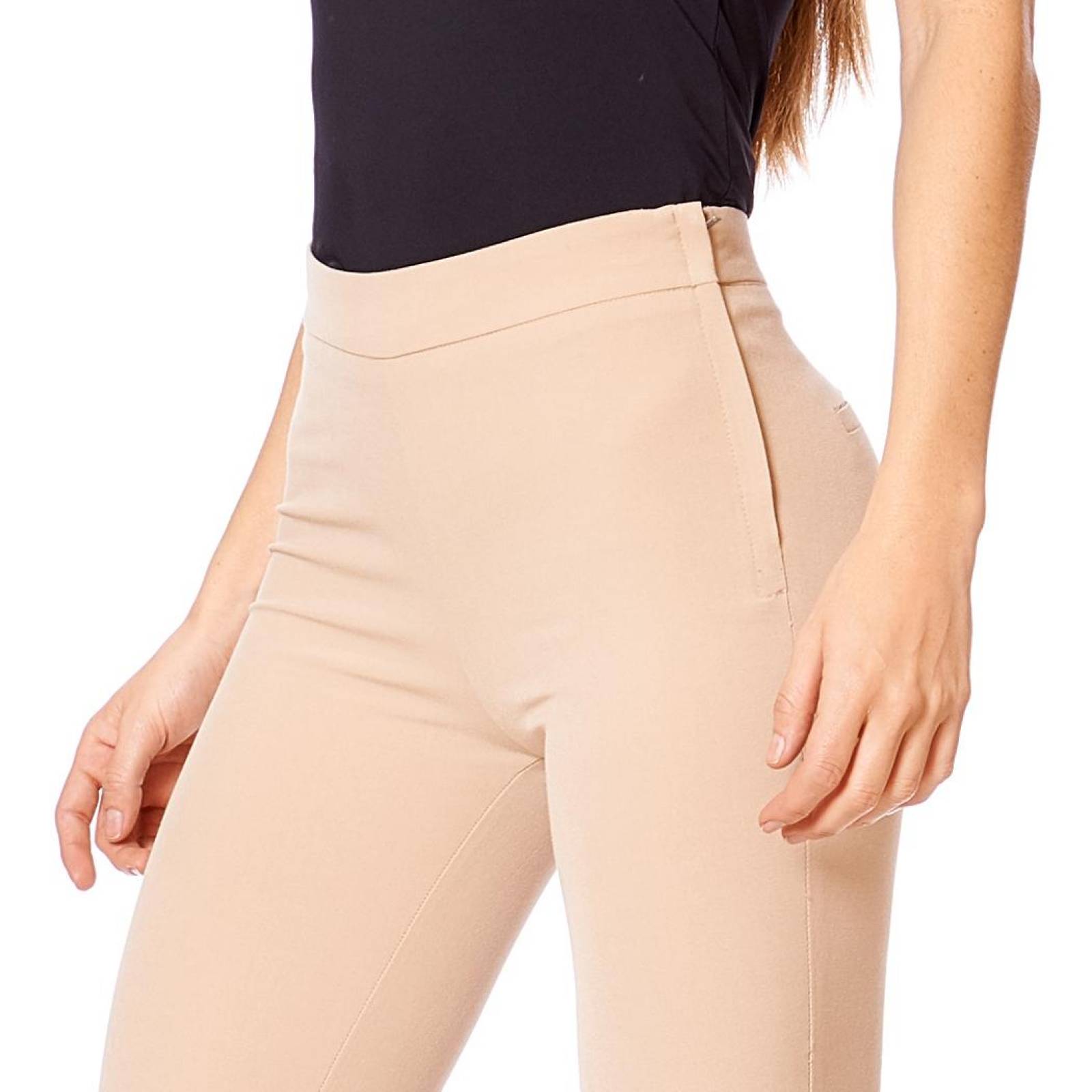 Pantalón Vestir Formal Casual Mujer Stretch Kakhy 