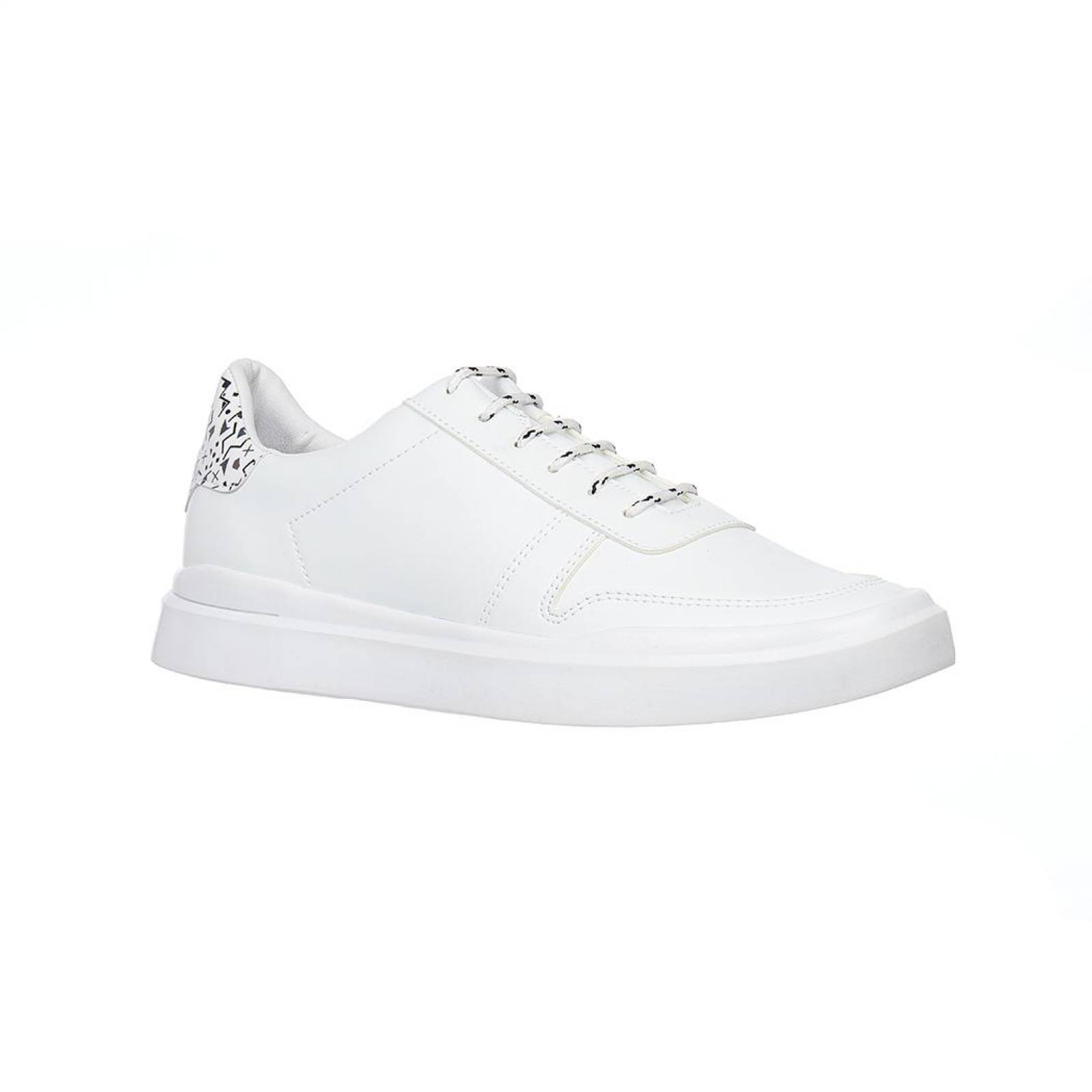 Tenis Blancos Moda Casual Urbano Hombre Tipo Piel 