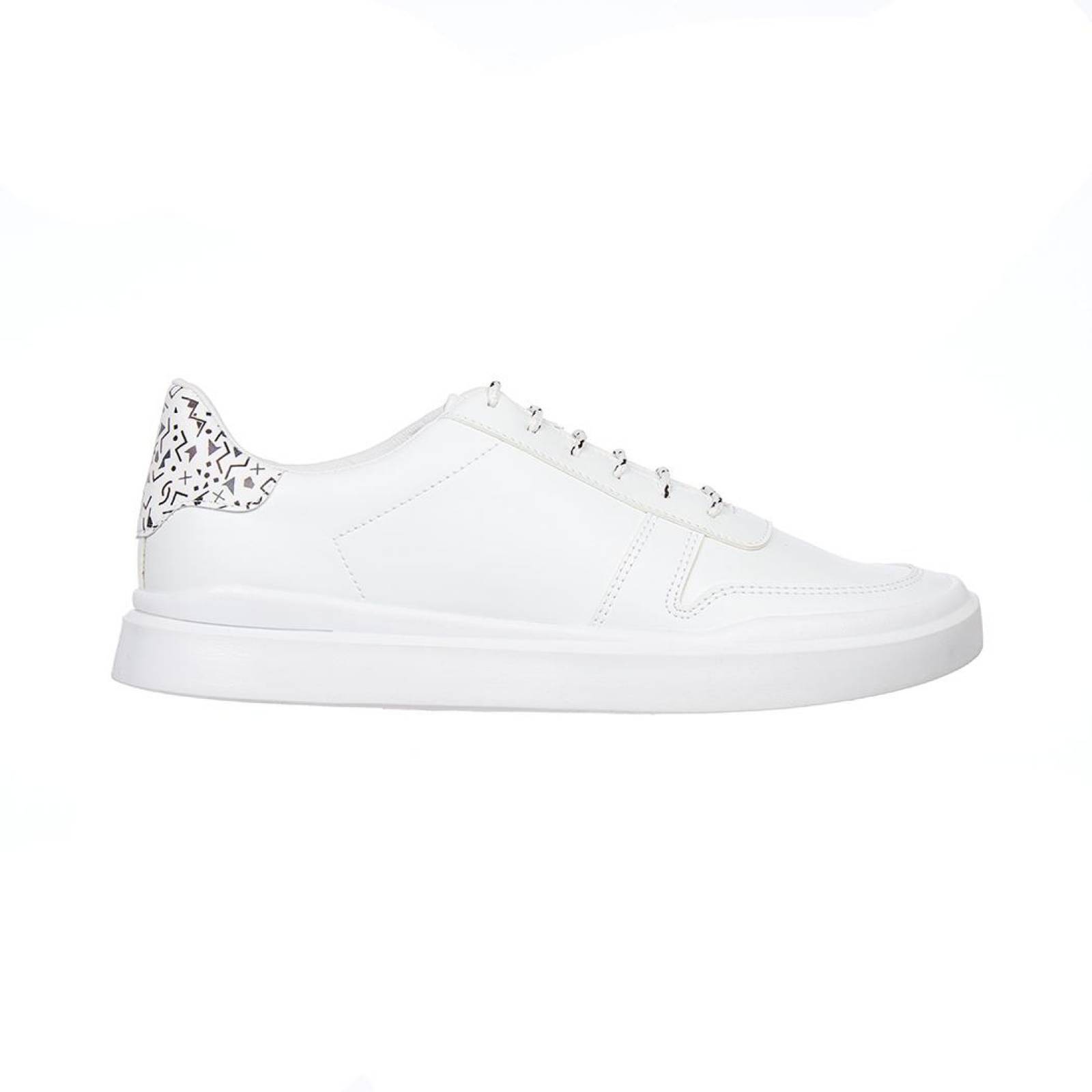 Tenis Blancos Moda Casual Urbano Hombre Tipo Piel 