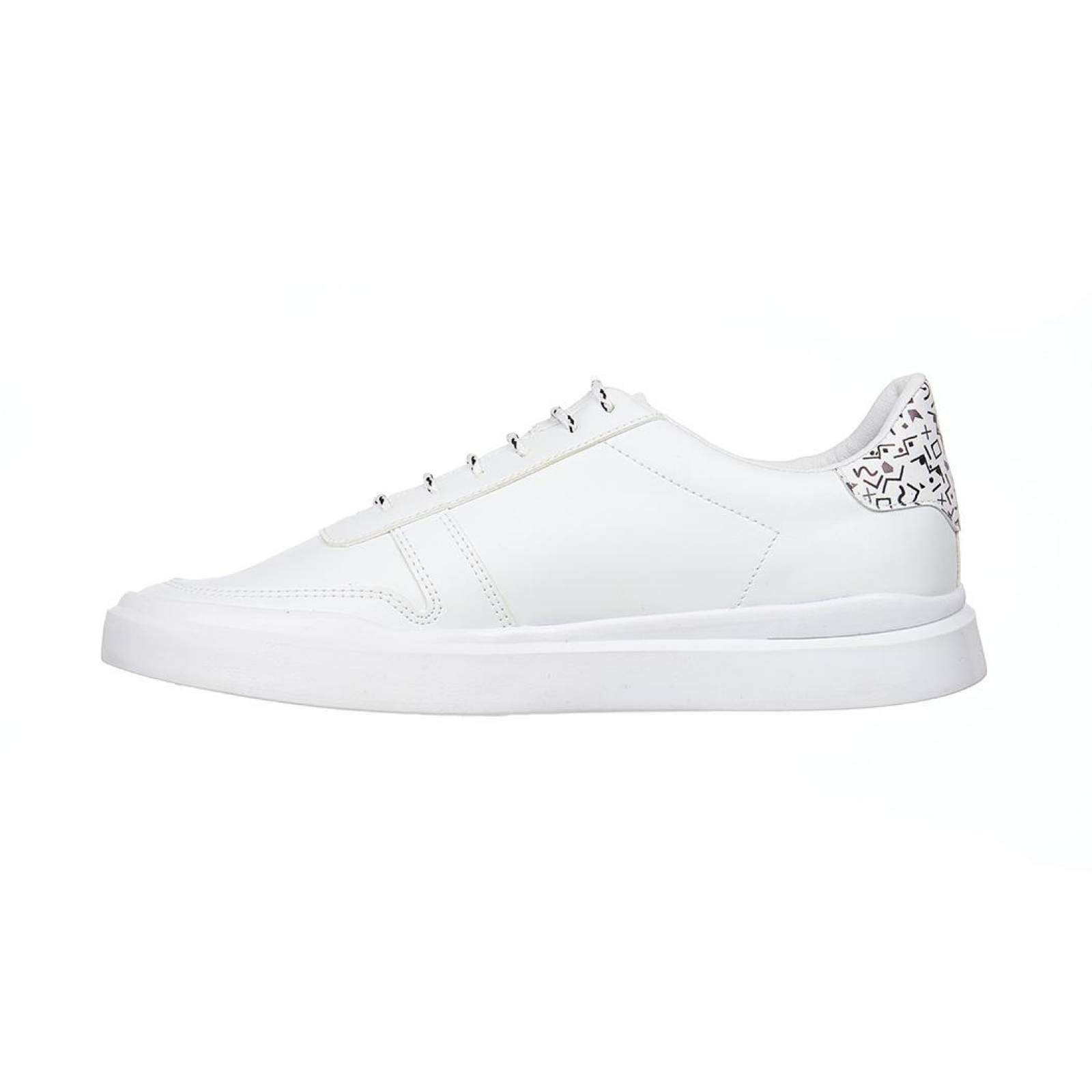 Tenis Blancos Moda Casual Urbano Hombre Tipo Piel 