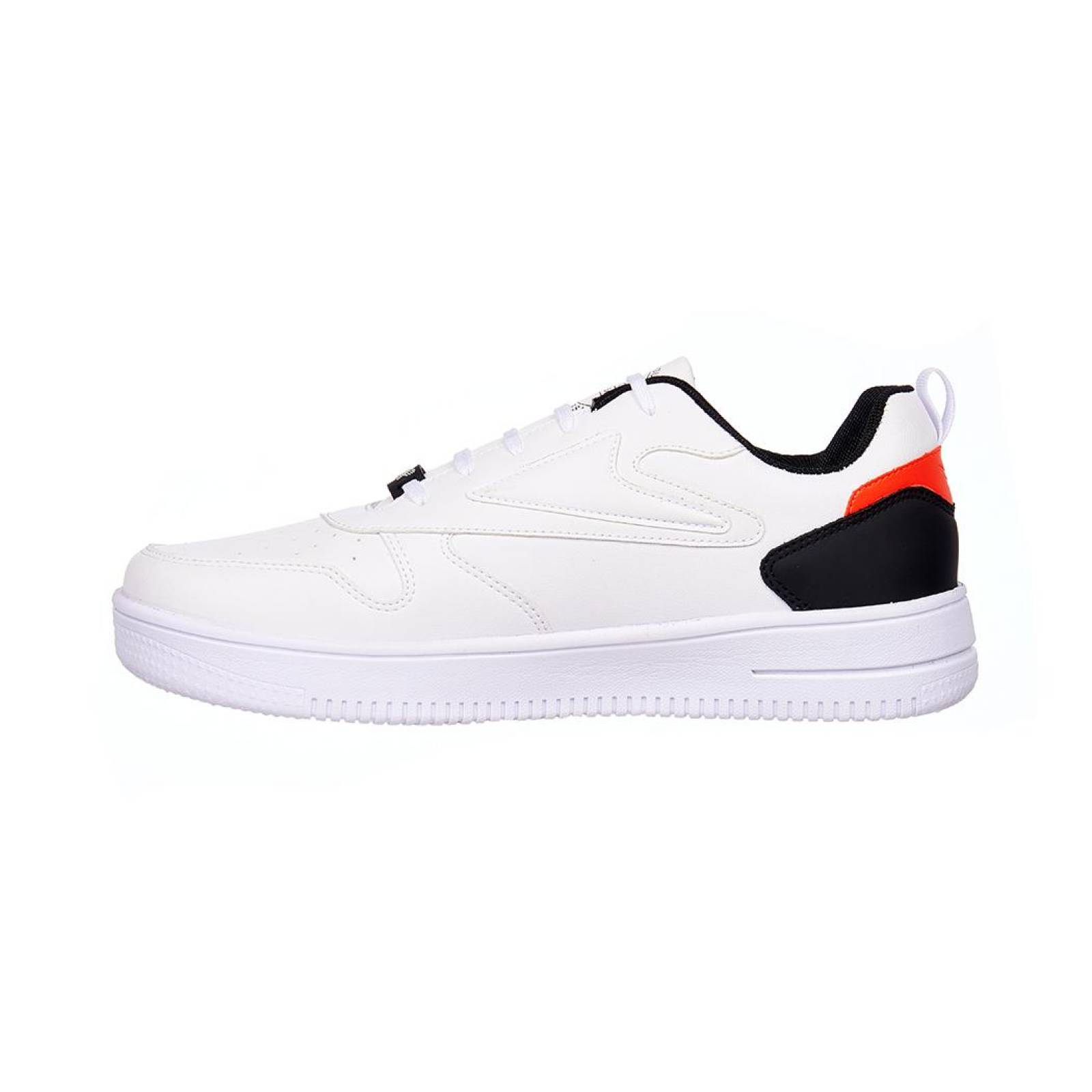 Tenis Urbanos Moda Hombre Tipo Piel Blanco Cómodos 