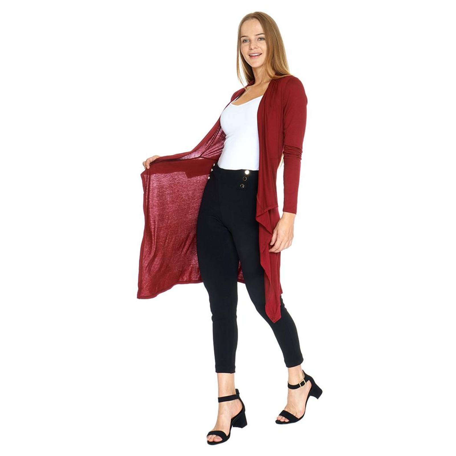 Ensamble Largo para Mujer Moda Casual/Formal Color Vino 550340 