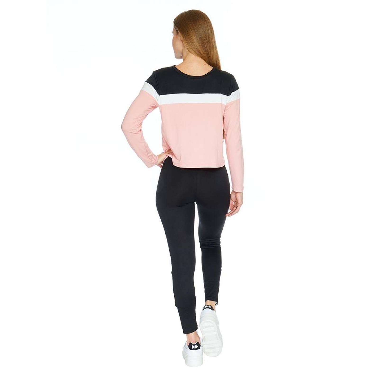 Conjunto Pants Blusa Para Mujer Casual Deportivo Negro 