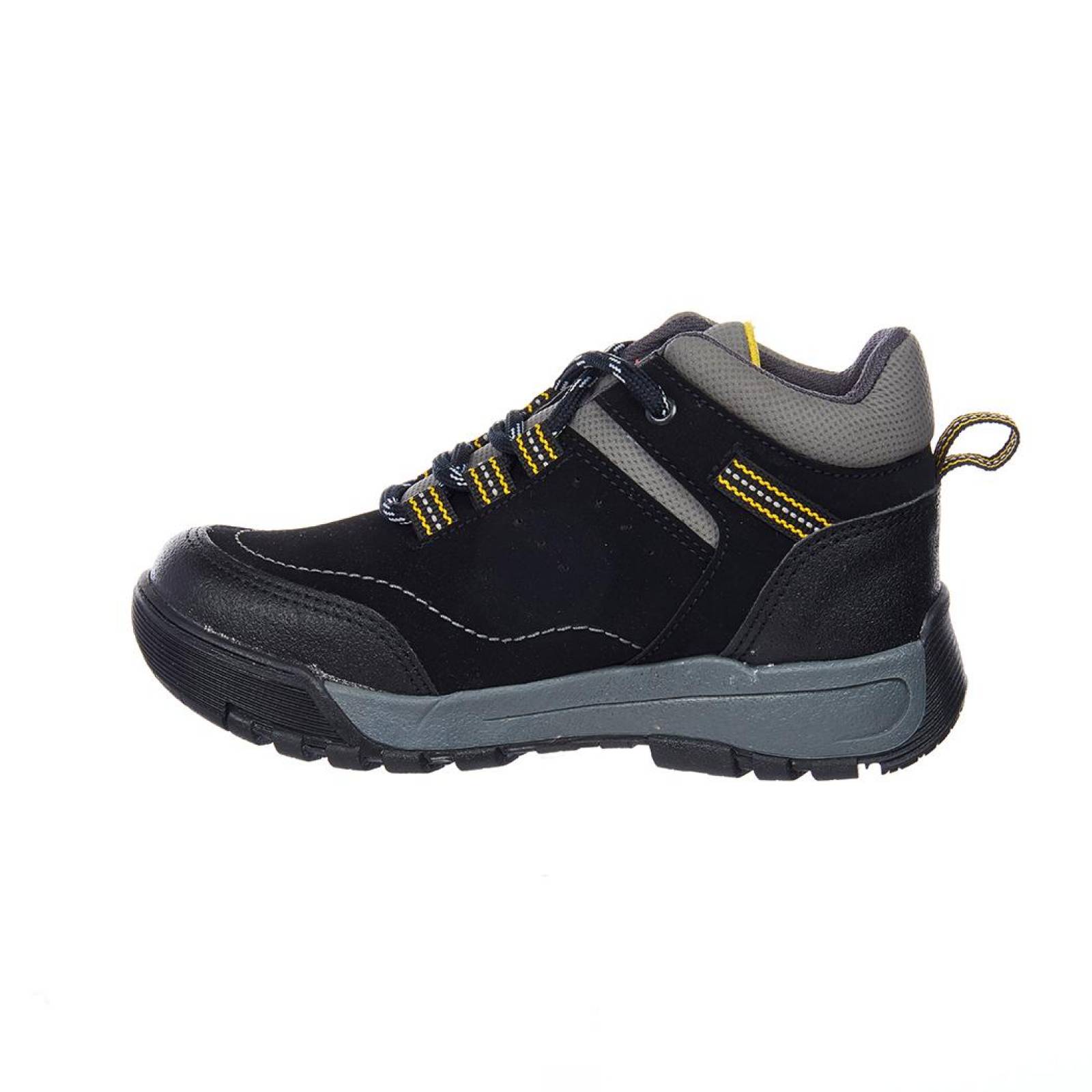 Tenis Casual Infantil Niño Casual Urbano Tipo Gamuza Negro 