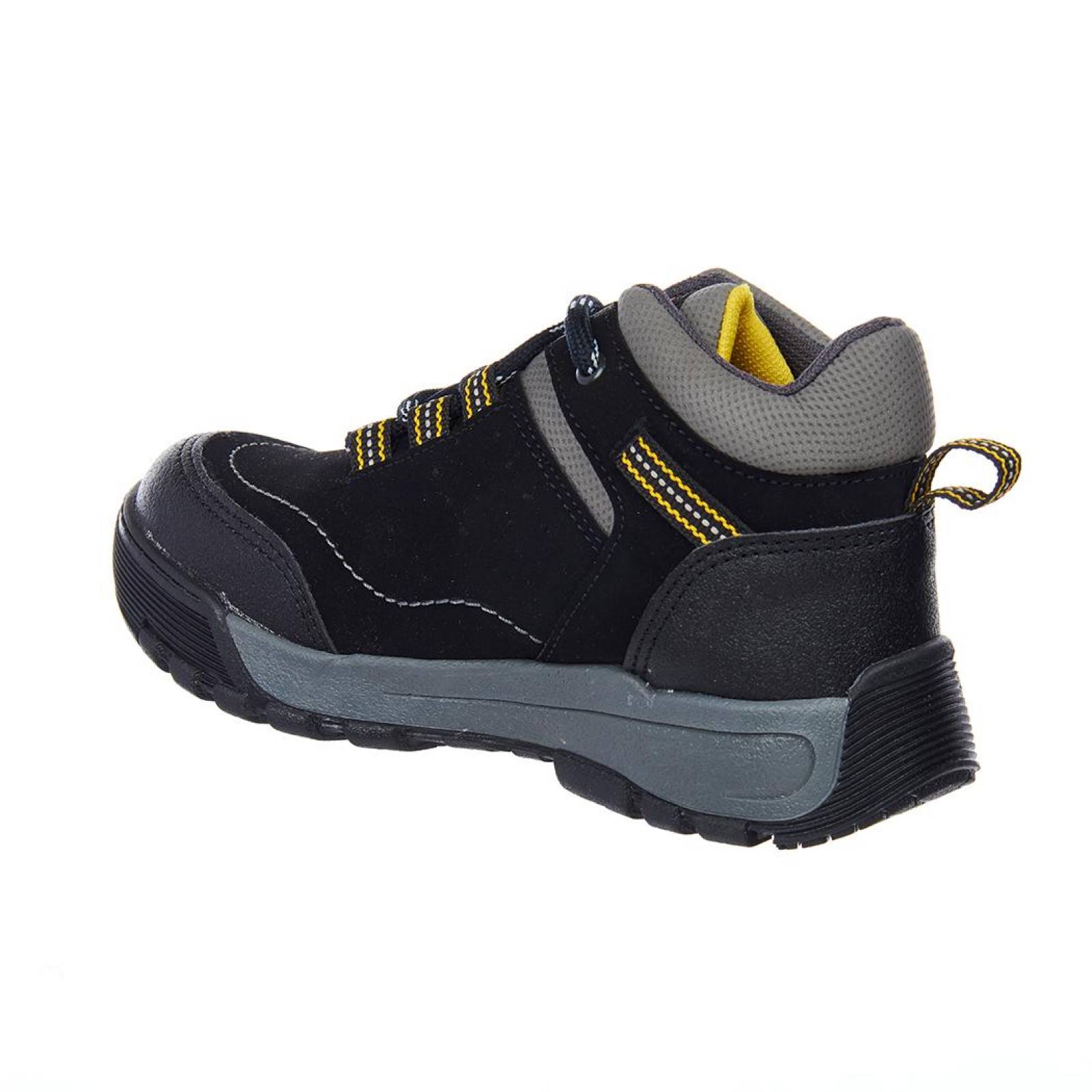 Tenis Casual Infantil Niño Casual Urbano Tipo Gamuza Negro 
