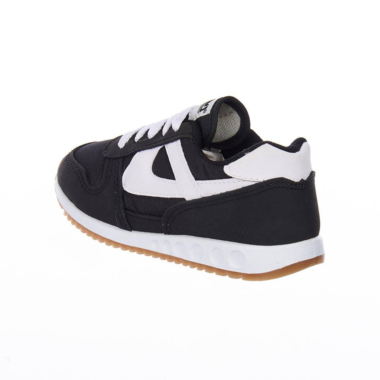 Tenis Panam Para Niño Niñas Textil Negros Moda Casuales 