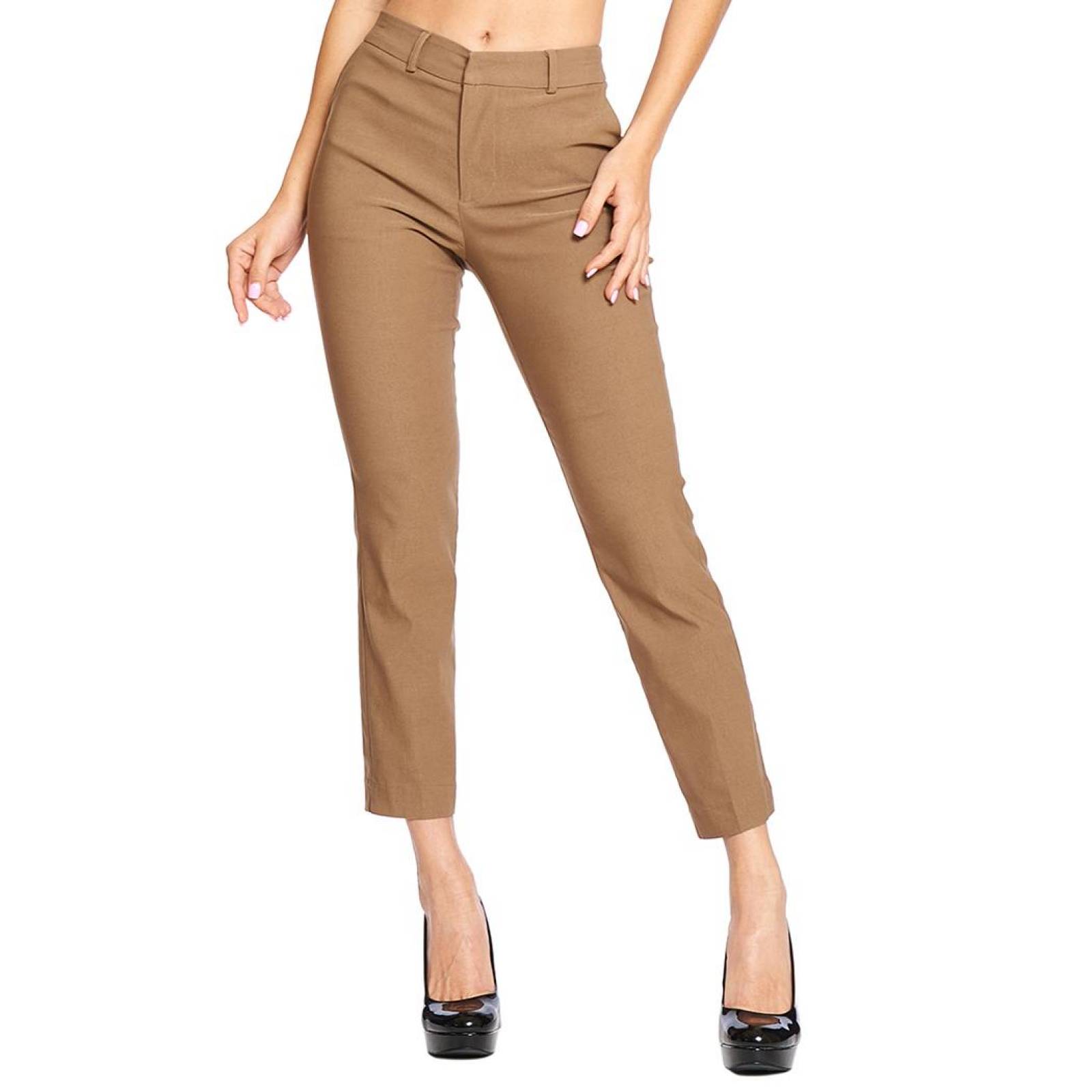 Pantalón Capri Mujer Juvenil Moda Casual Formal Cocoa