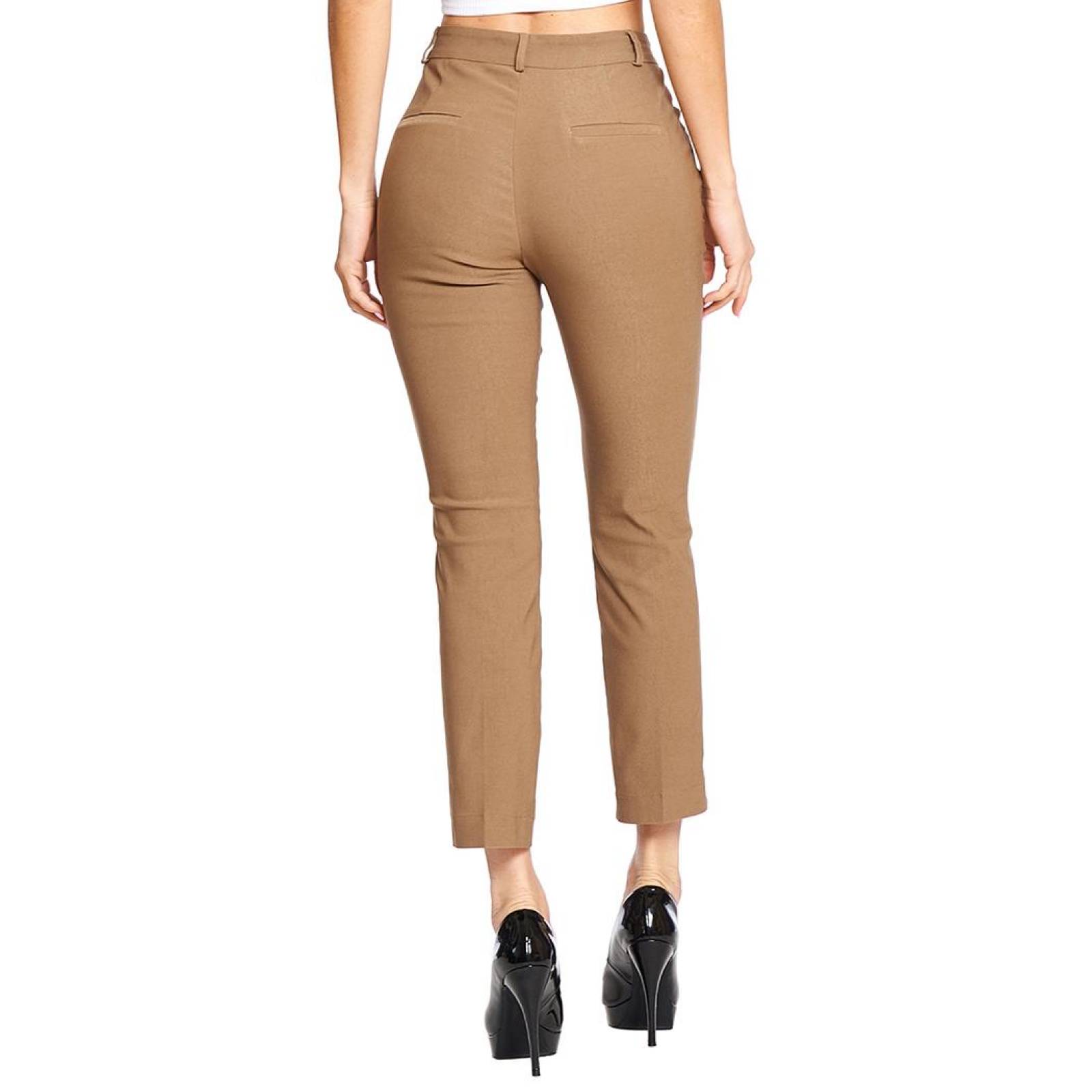 Pantalón Capri Mujer Juvenil Moda Casual Formal Cocoa