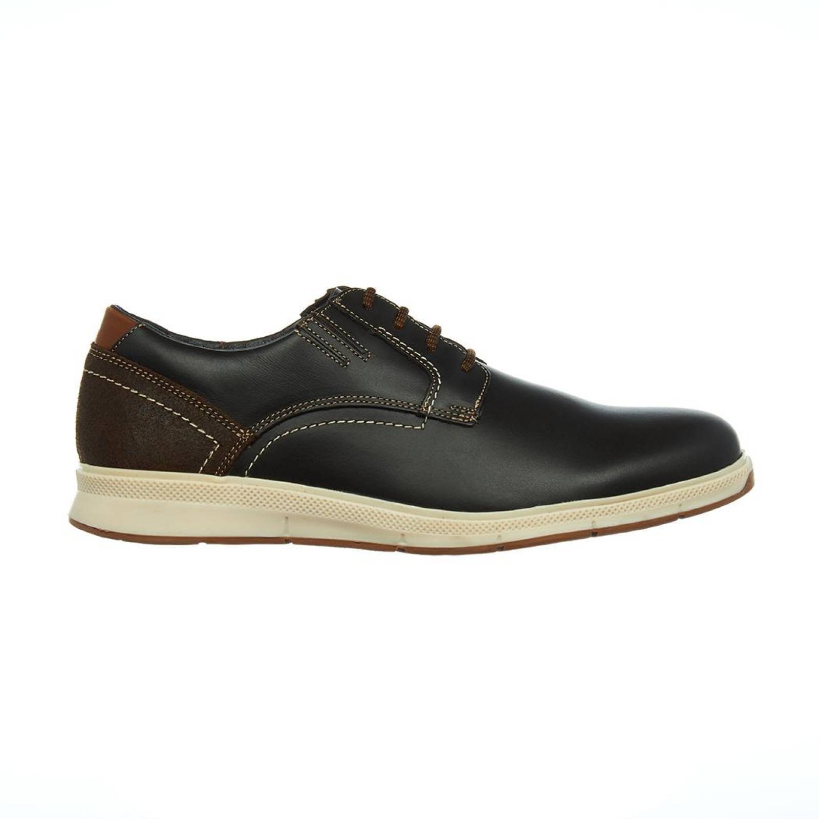 Zapato Oxford Hombre Moda Casual Confort Piel Chocolate 
