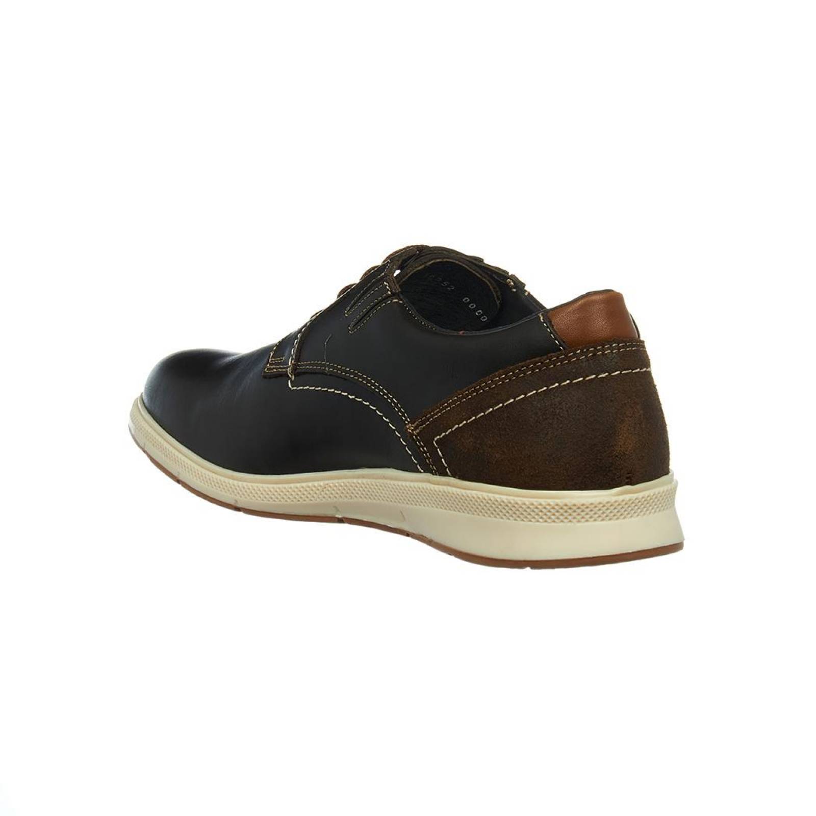 Zapato Oxford Hombre Moda Casual Confort Piel Chocolate 