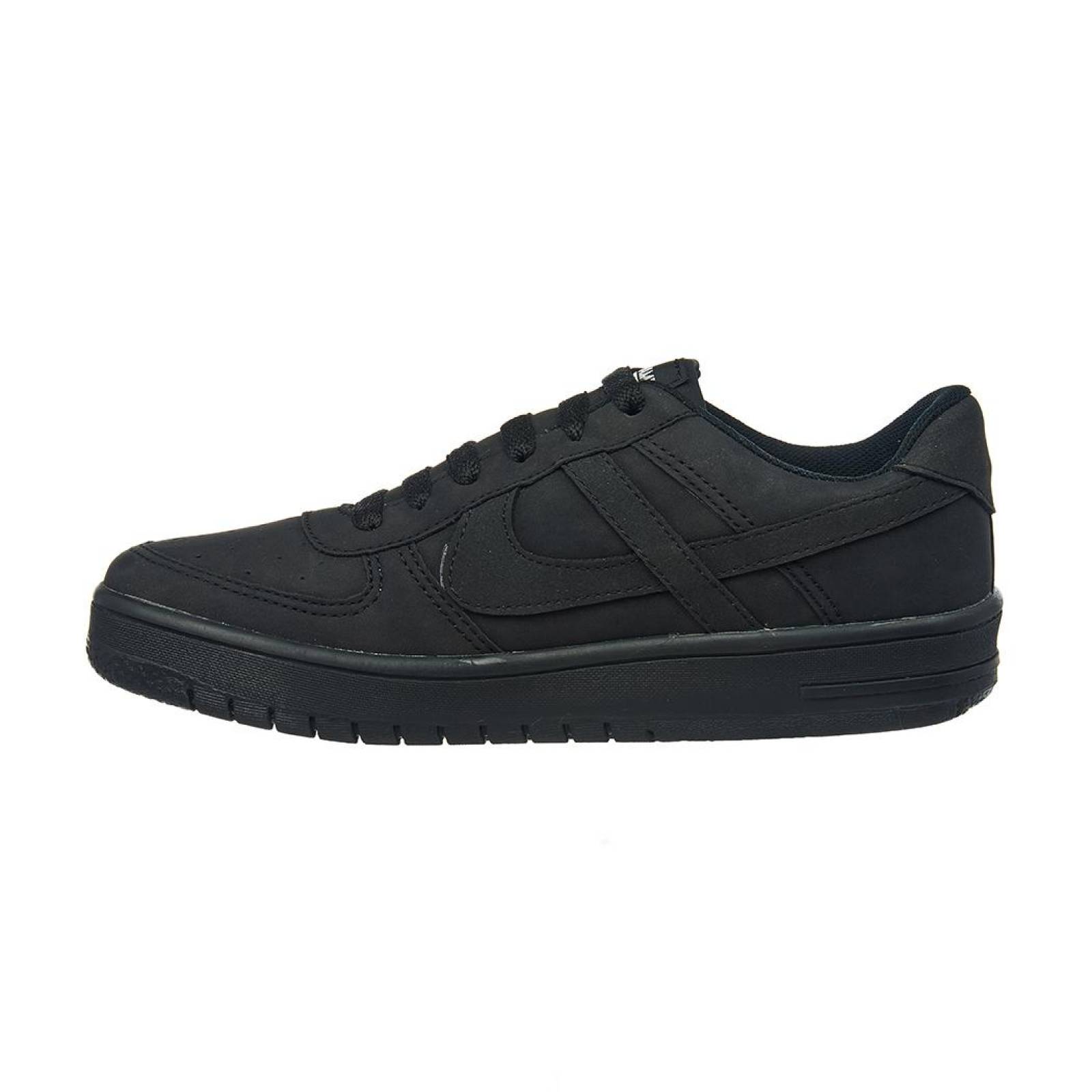 Tenis Panam Hombre Mujer Meztli Negro Juvenil Casual 