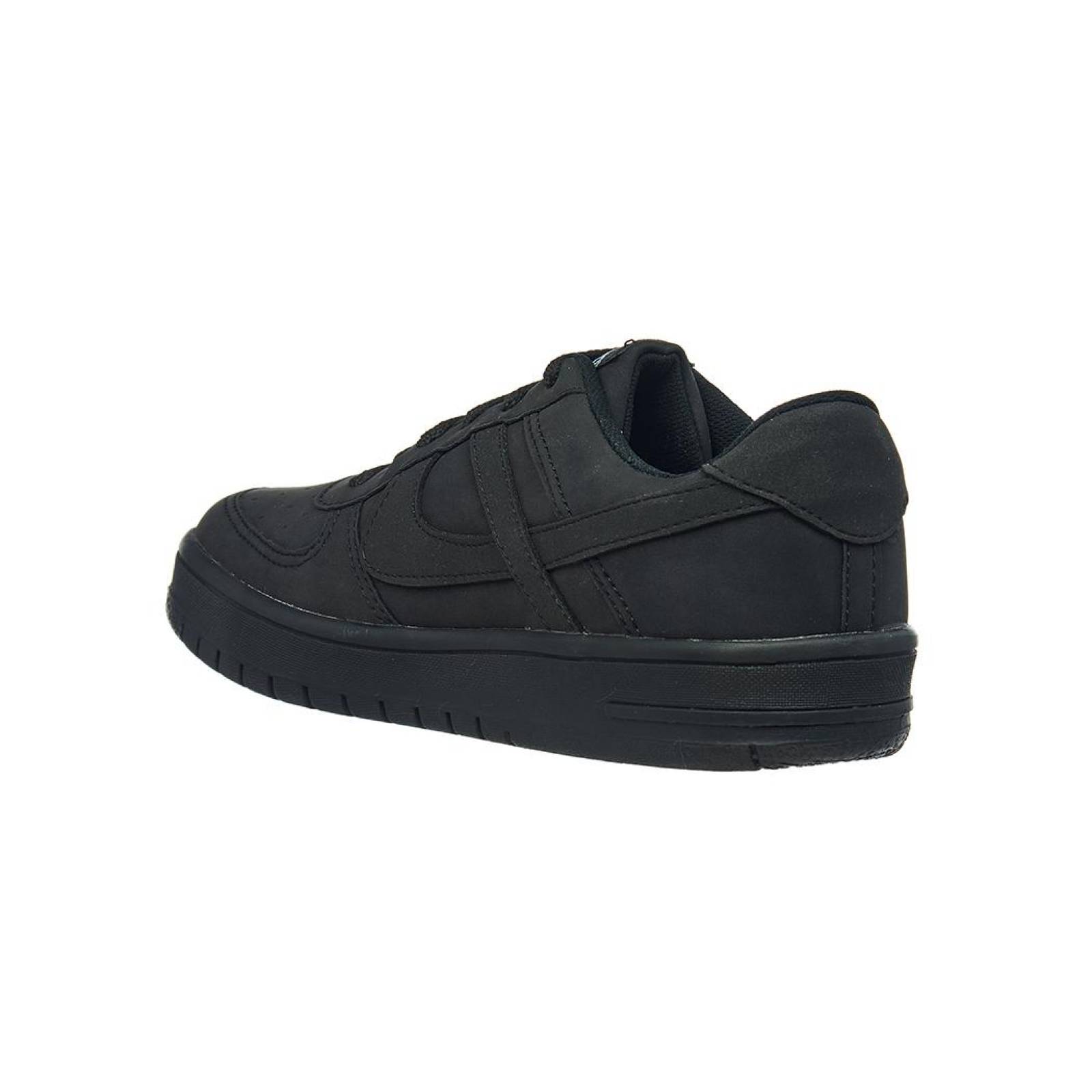 Tenis Panam Hombre Mujer Meztli Negro Juvenil Casual 