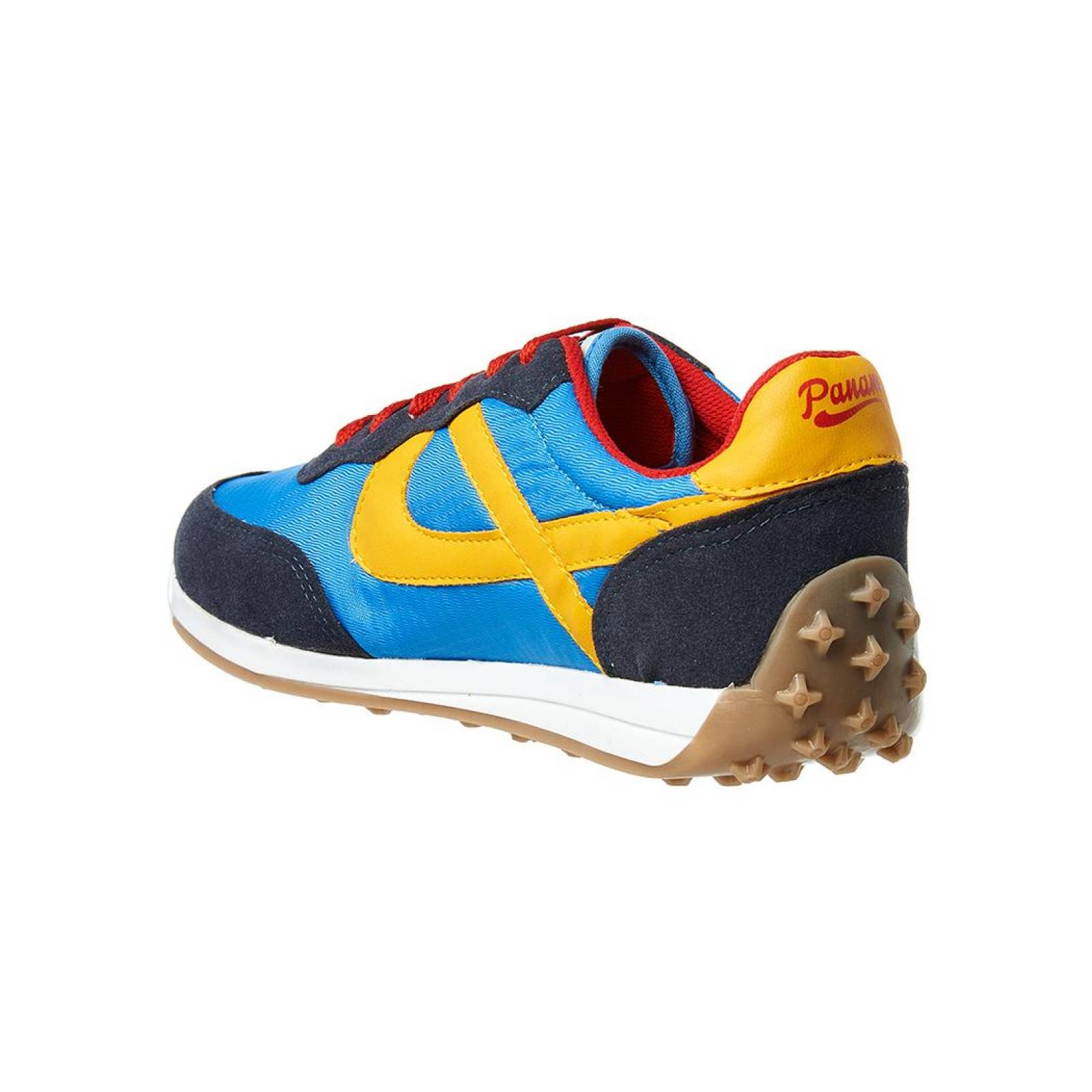 Tenis Panam Hombre Mujer Juvenil Textil Azul Colores Casual 