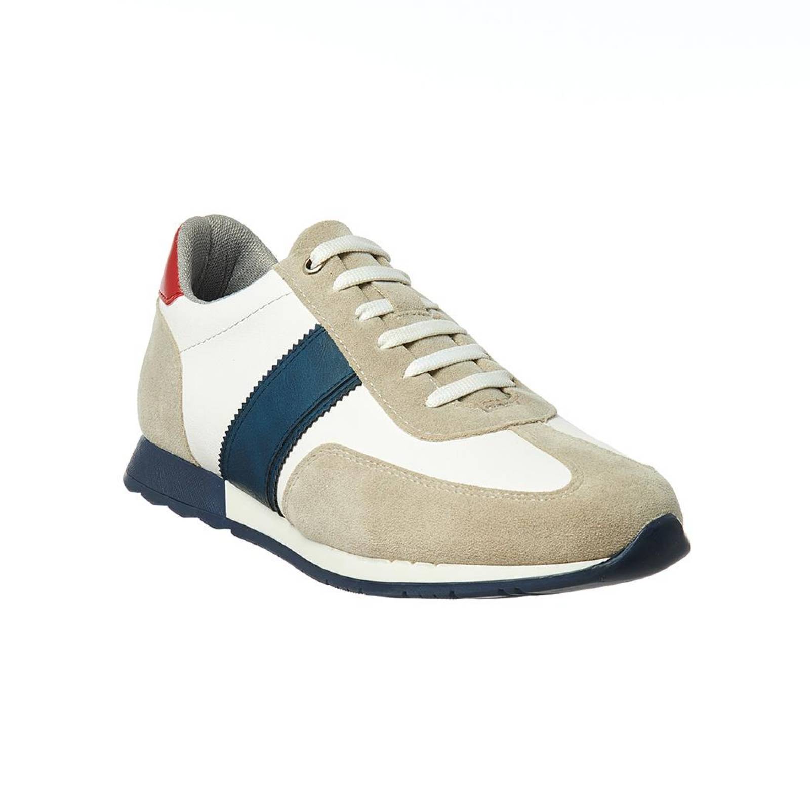 Tenis Hombre Juvenil Moda Urbano Casual Blanco Multicolor 