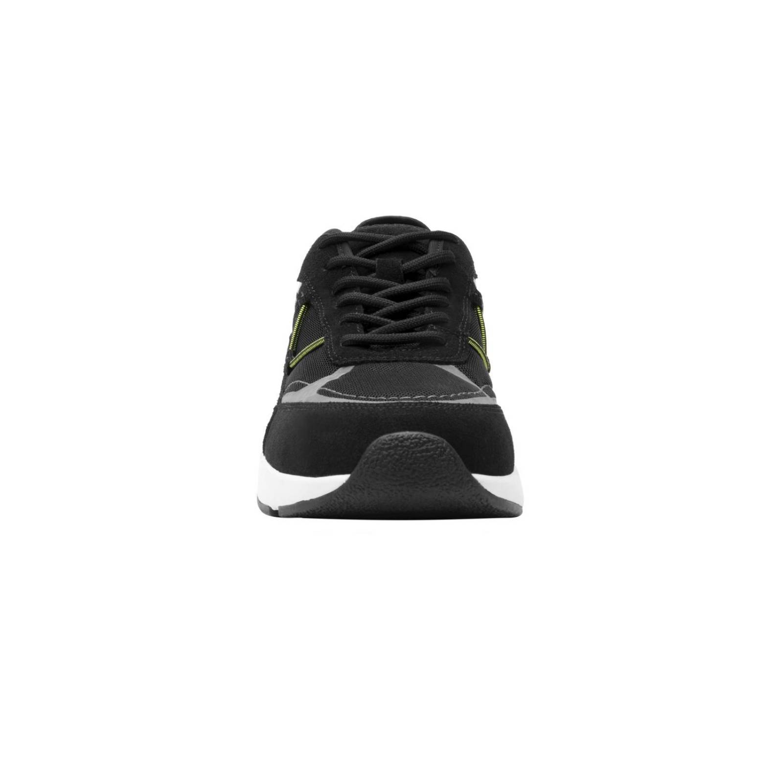 Tenis Flexi Hombre Moda Casual Sport Confort Textil Negro 
