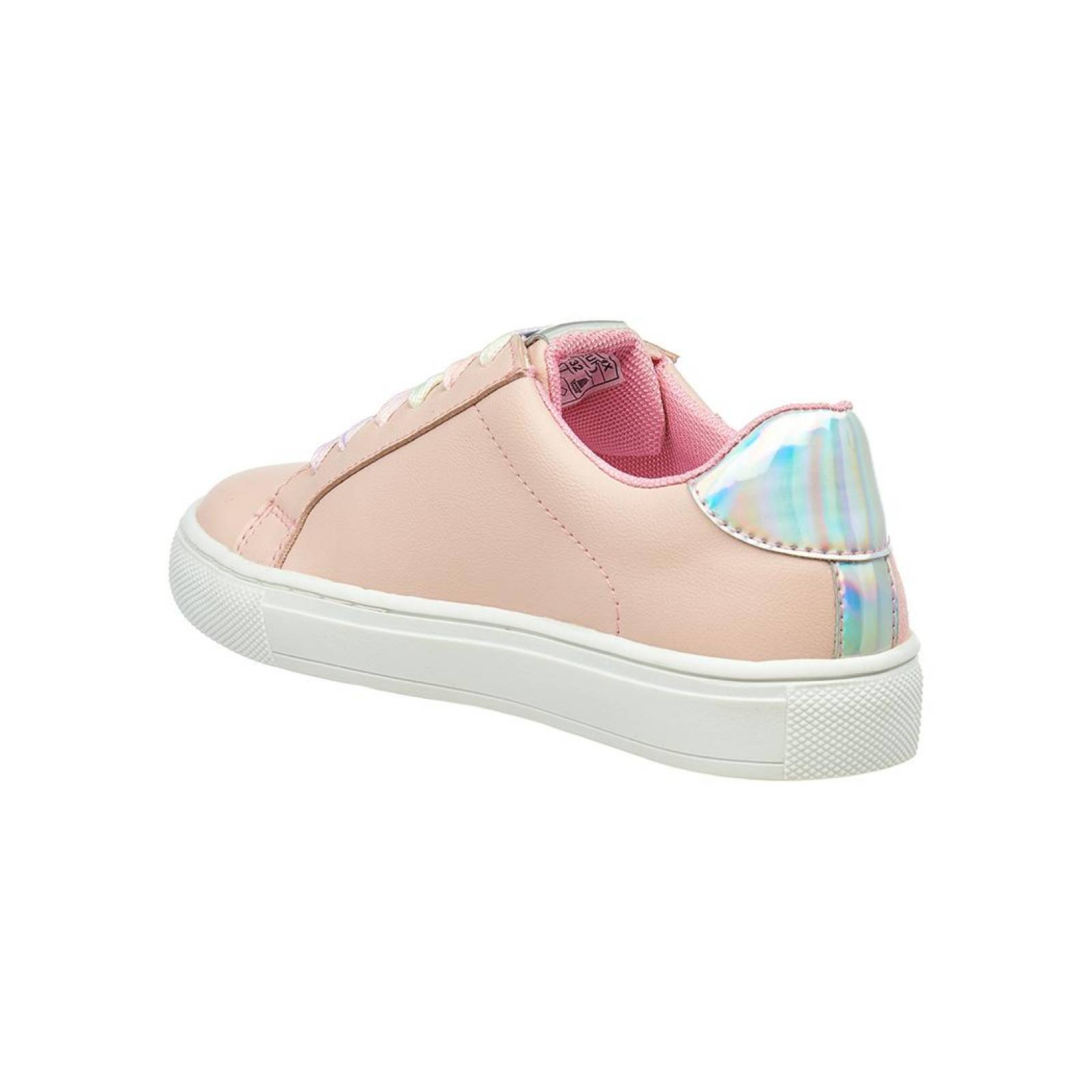 Tenis Básicos Casuales Mujer Juvenil Tipo Piel Rosa Cómodo 