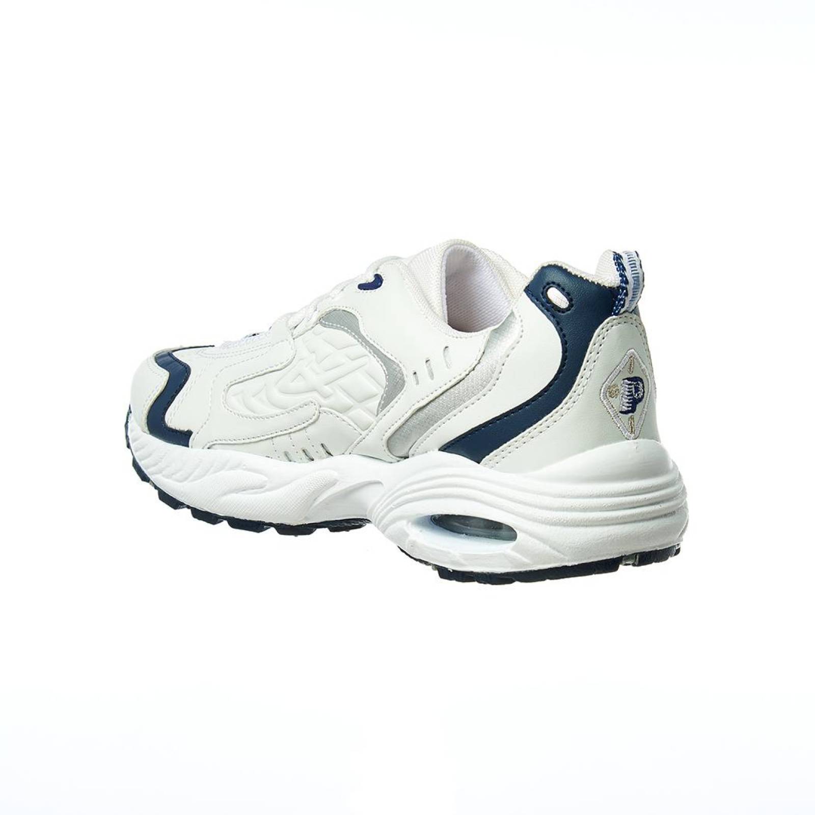 Tenis Deportivos Casuales Tipo Piel Blanco Hombre Ligeros 