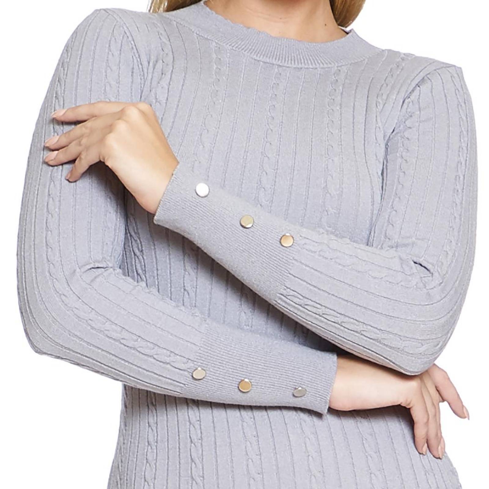 Vestido Para Mujer Ajustado Corto Con Efecto Tejido Gris Casual Formal 330697 
