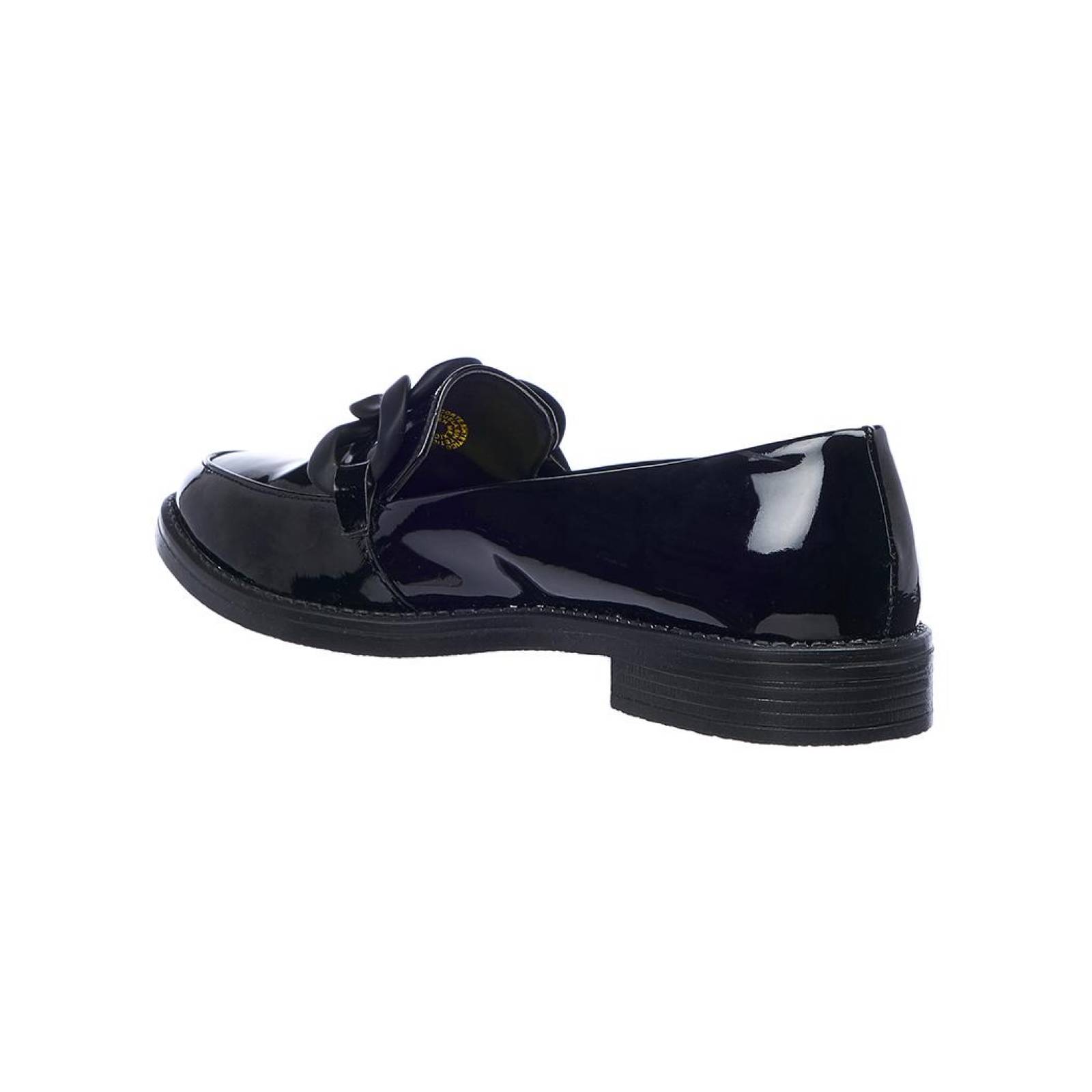 Zapatos De Charol Para Mujer Negros Con Plataforma Casual Formal Cómodos 088D5P 