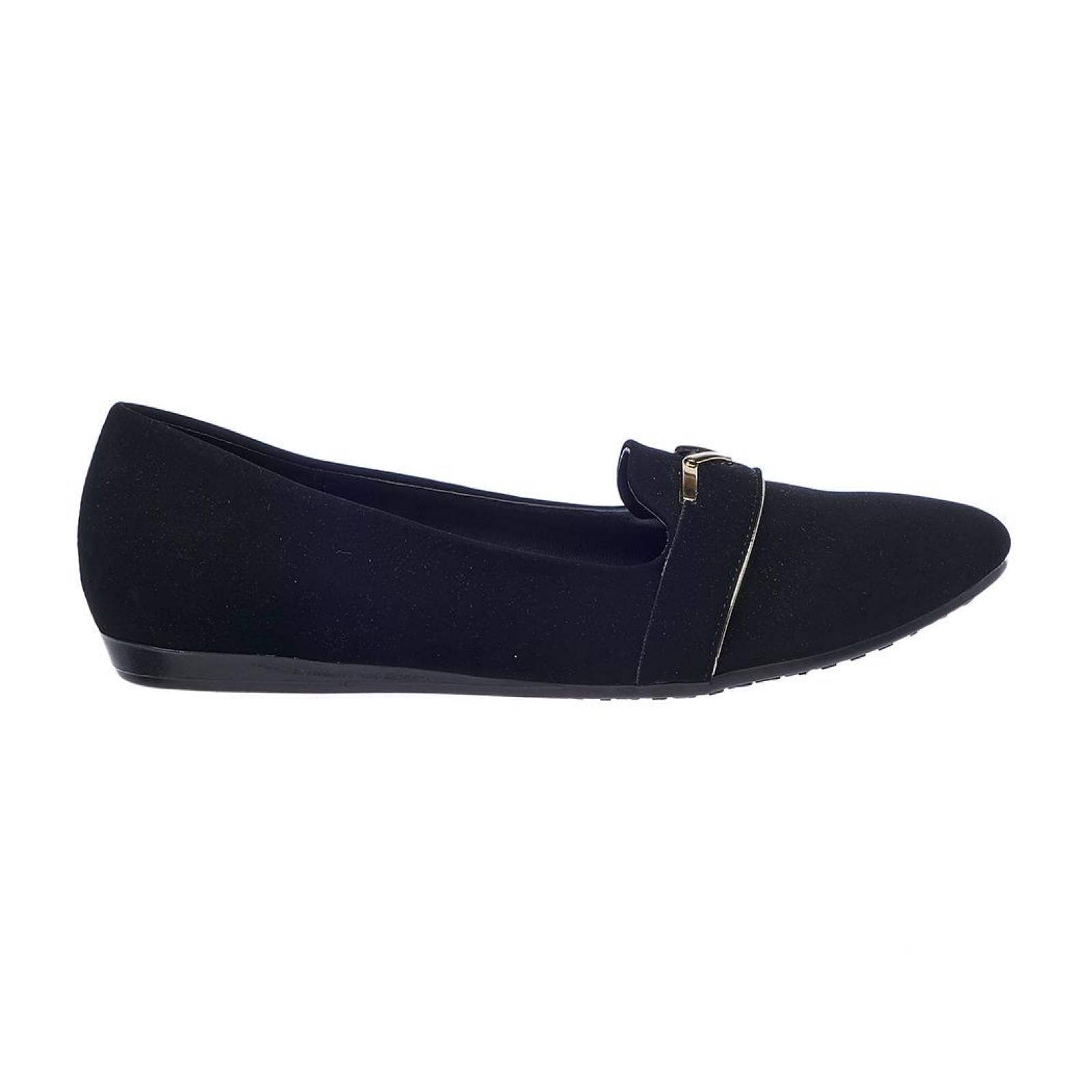 Zapatos Flats Para Mujer Negros Casuales Cómodos De Piso 024D4D 
