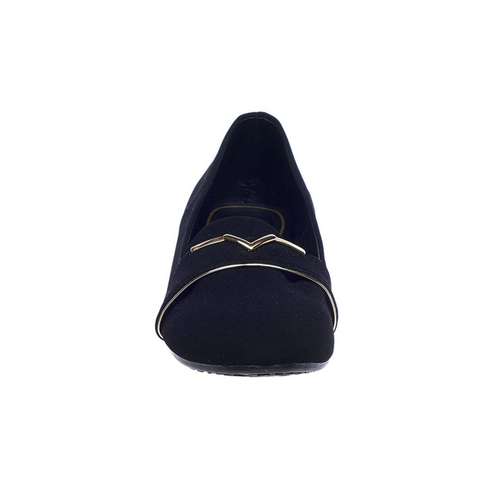 Zapatos Flats Para Mujer Negros Casuales Cómodos De Piso 024D4D 