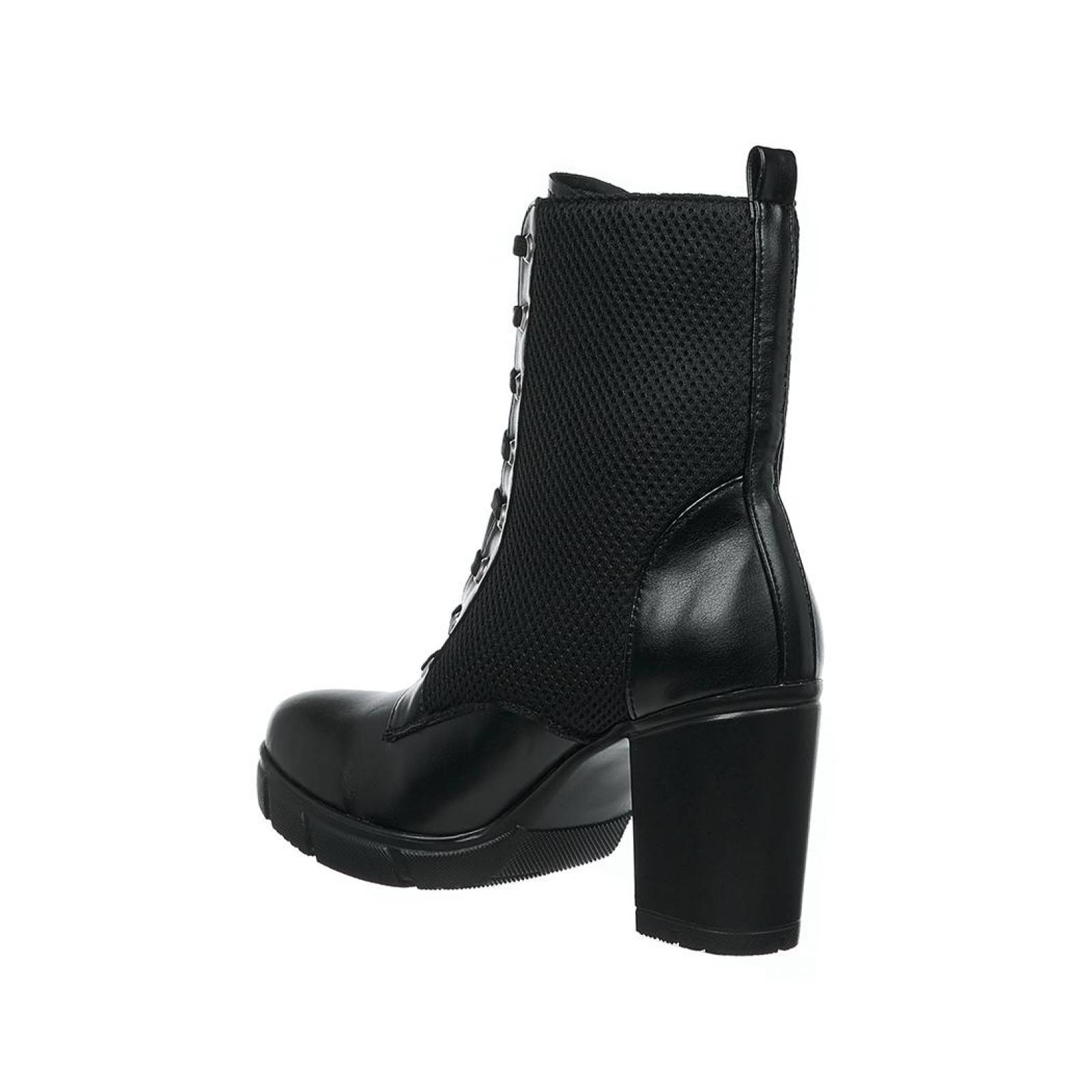 Botas negras discount con tacon ancho