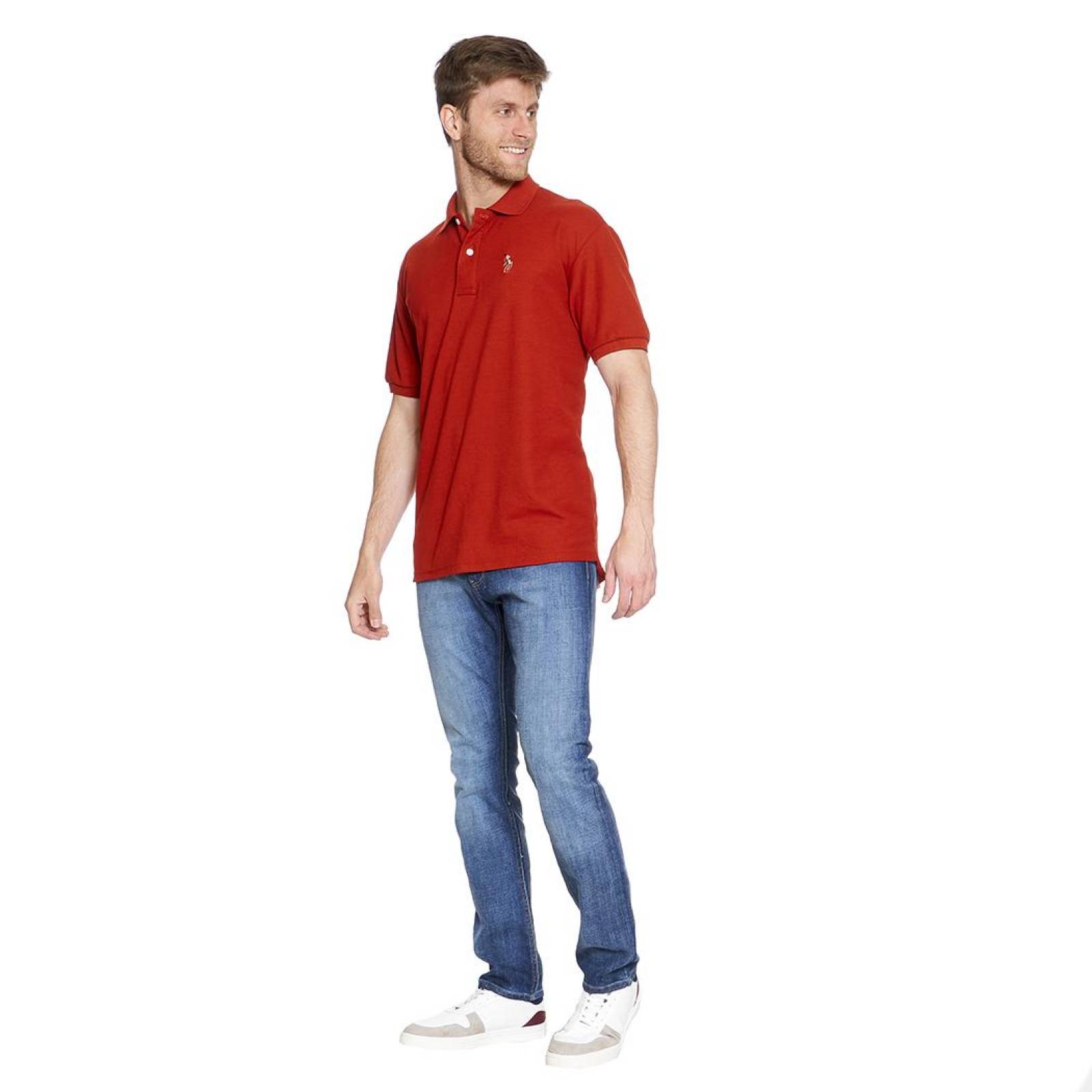 Playera Polo Para Hombre Manga Corta Color Shedron Casual 770222 