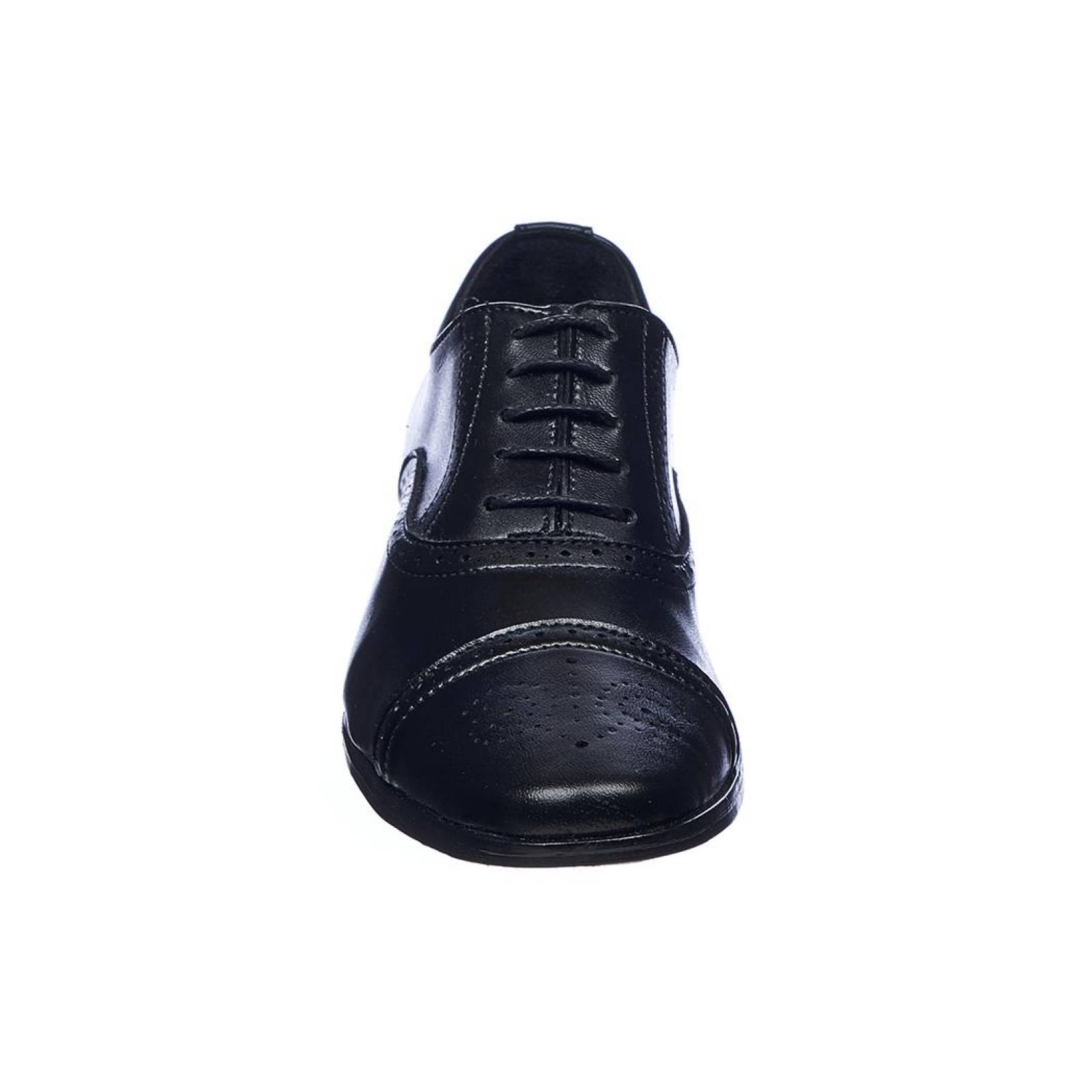 Zapatos De Vestir Formal Casual Para Hombre Tipo Piel Negros Cómodos 034C15 