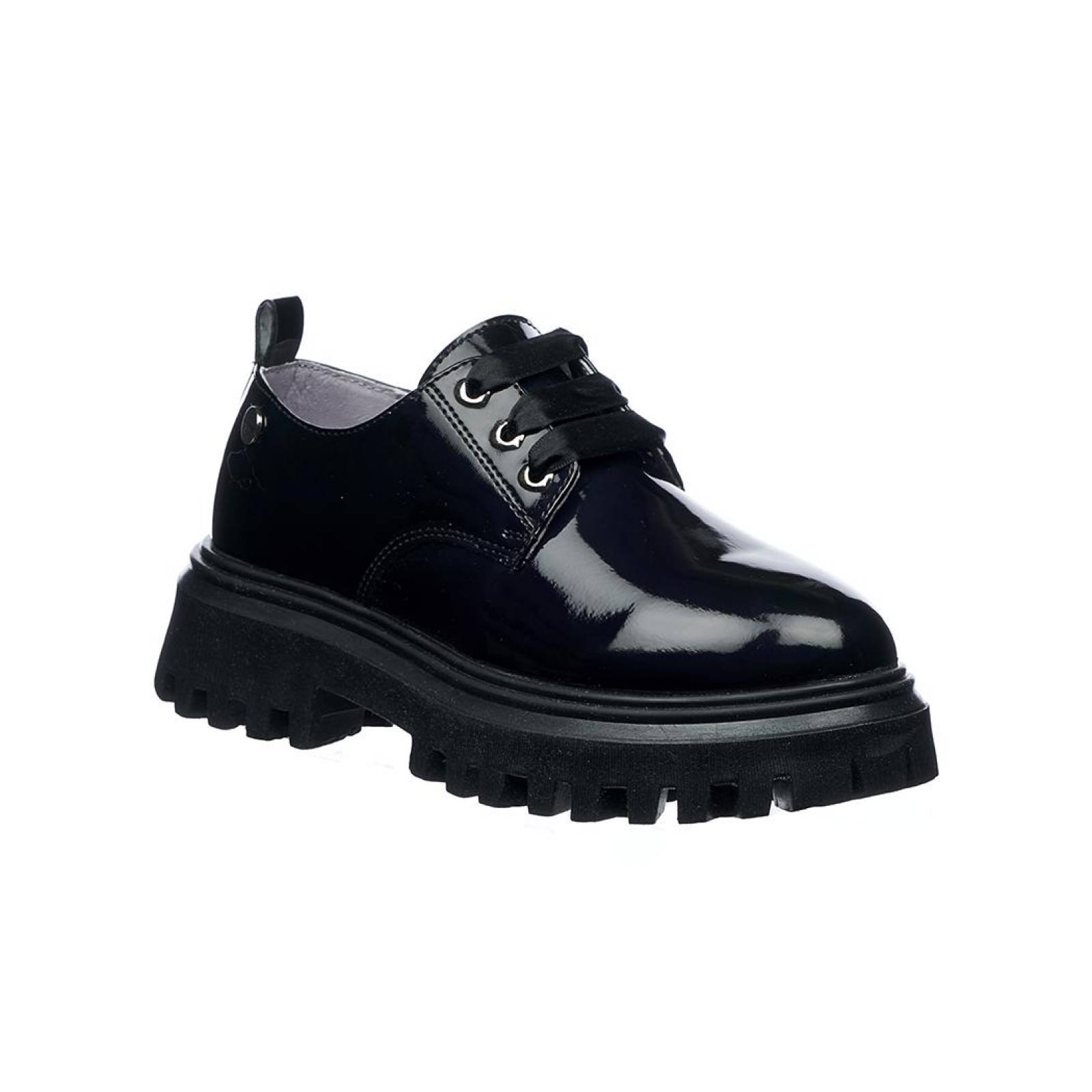 Zapatos Escolares Para Niñas Casuales Con Agujetas Cómodos 131N12 