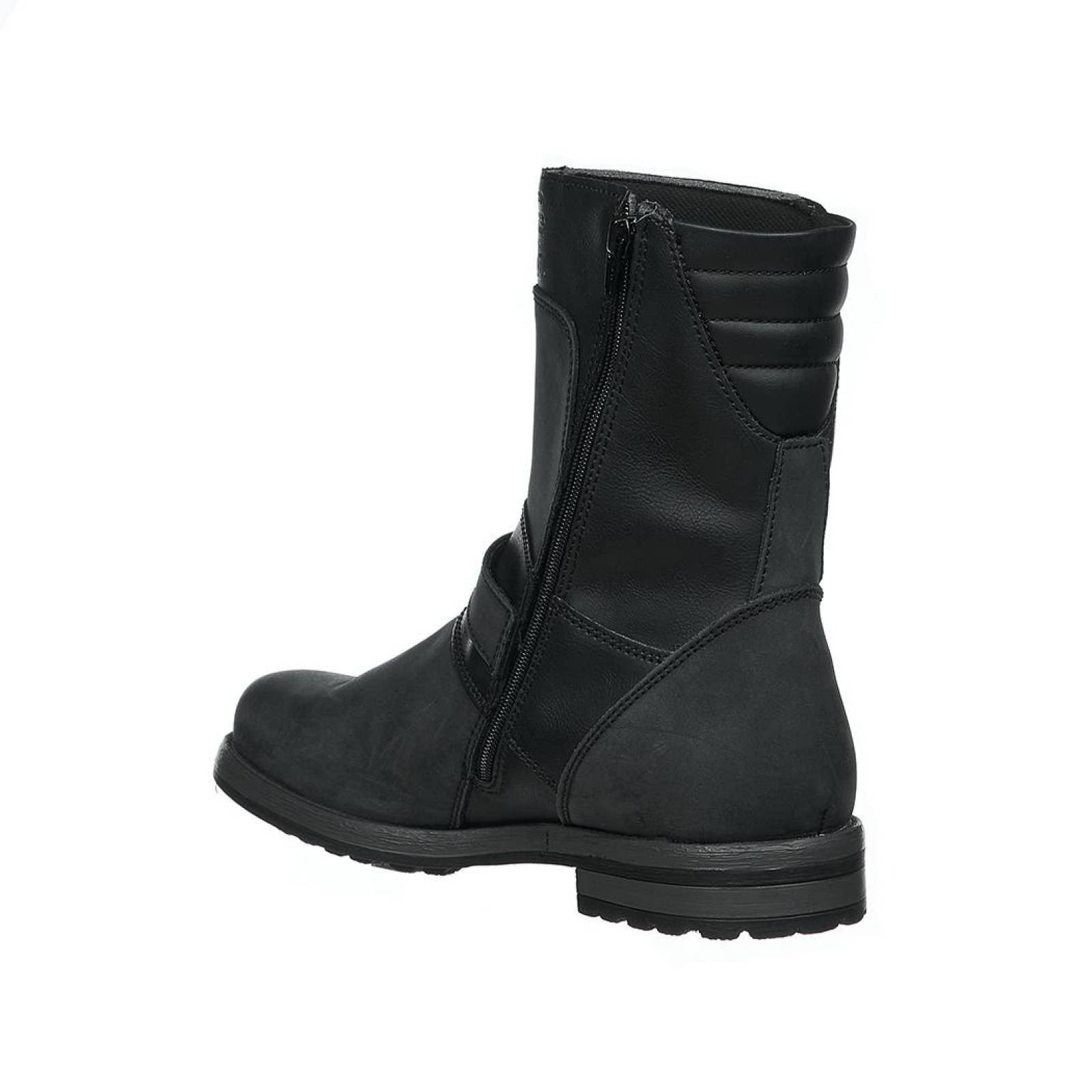 Botas Para Hombre Levi's Casuales Piel Negro Cómodas Con Hebilla 