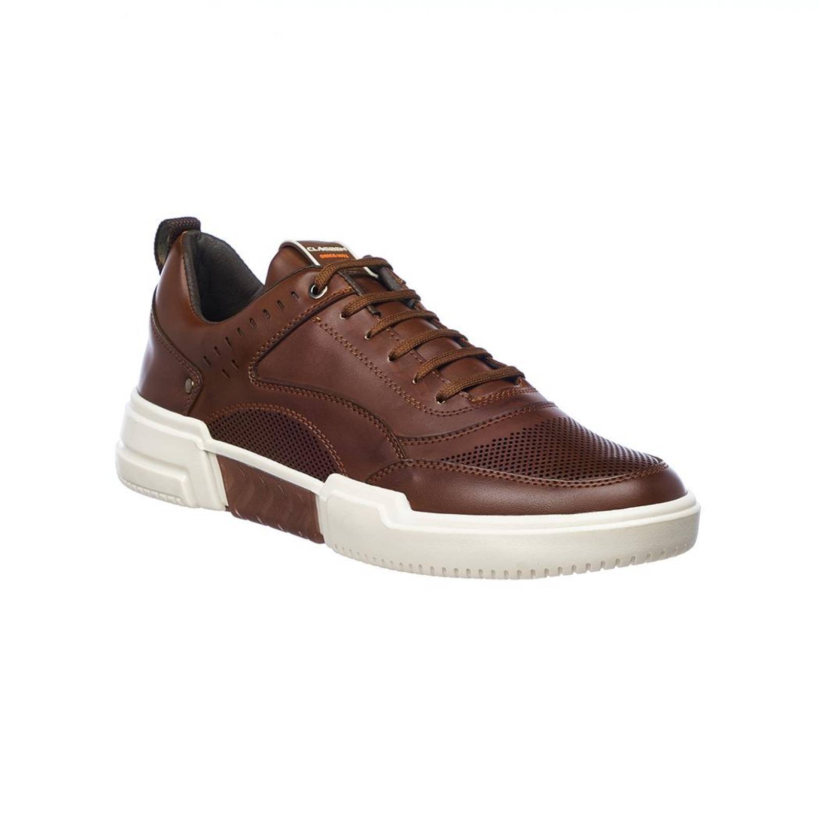 Tenis Hombre Sneaker Moda Casual Basic Urbano Suela Cómoda Tipo Piel Café 024C3A 