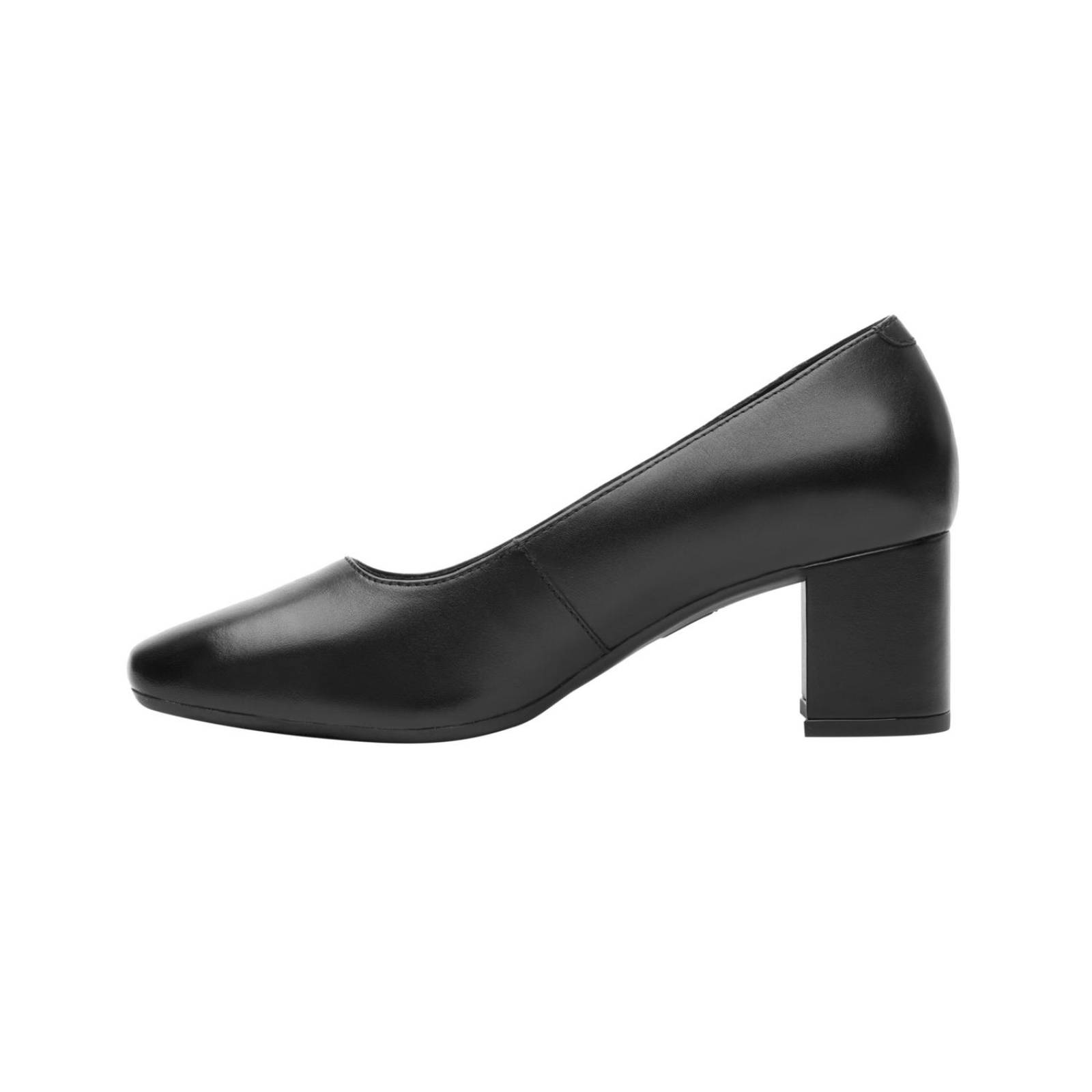 Zapatillas Flexi Tacón Ancho En Piel Casuales Formales Cómodos 406404 