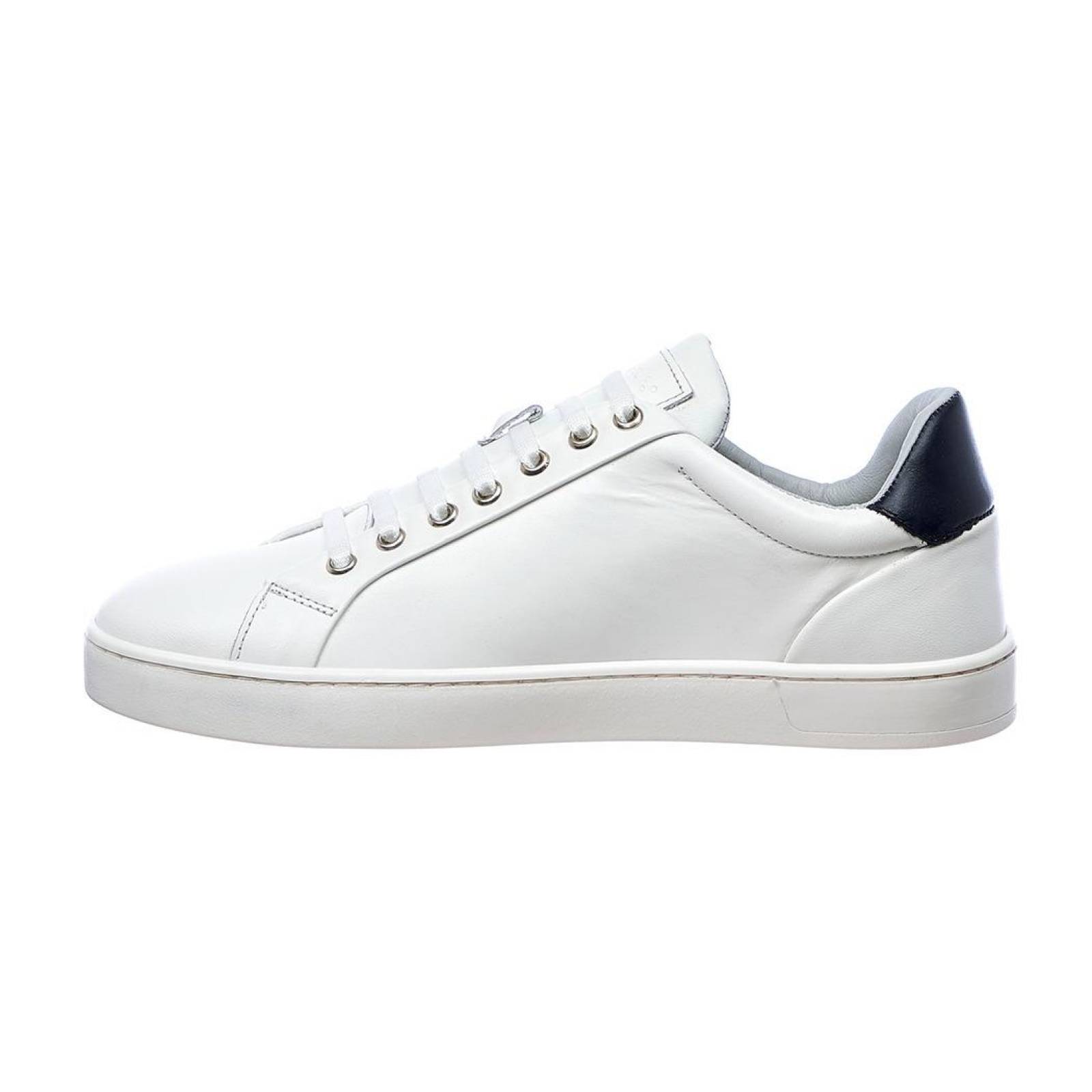 Tenis blanco hombre piel casual urbano cómodo 035C1C 