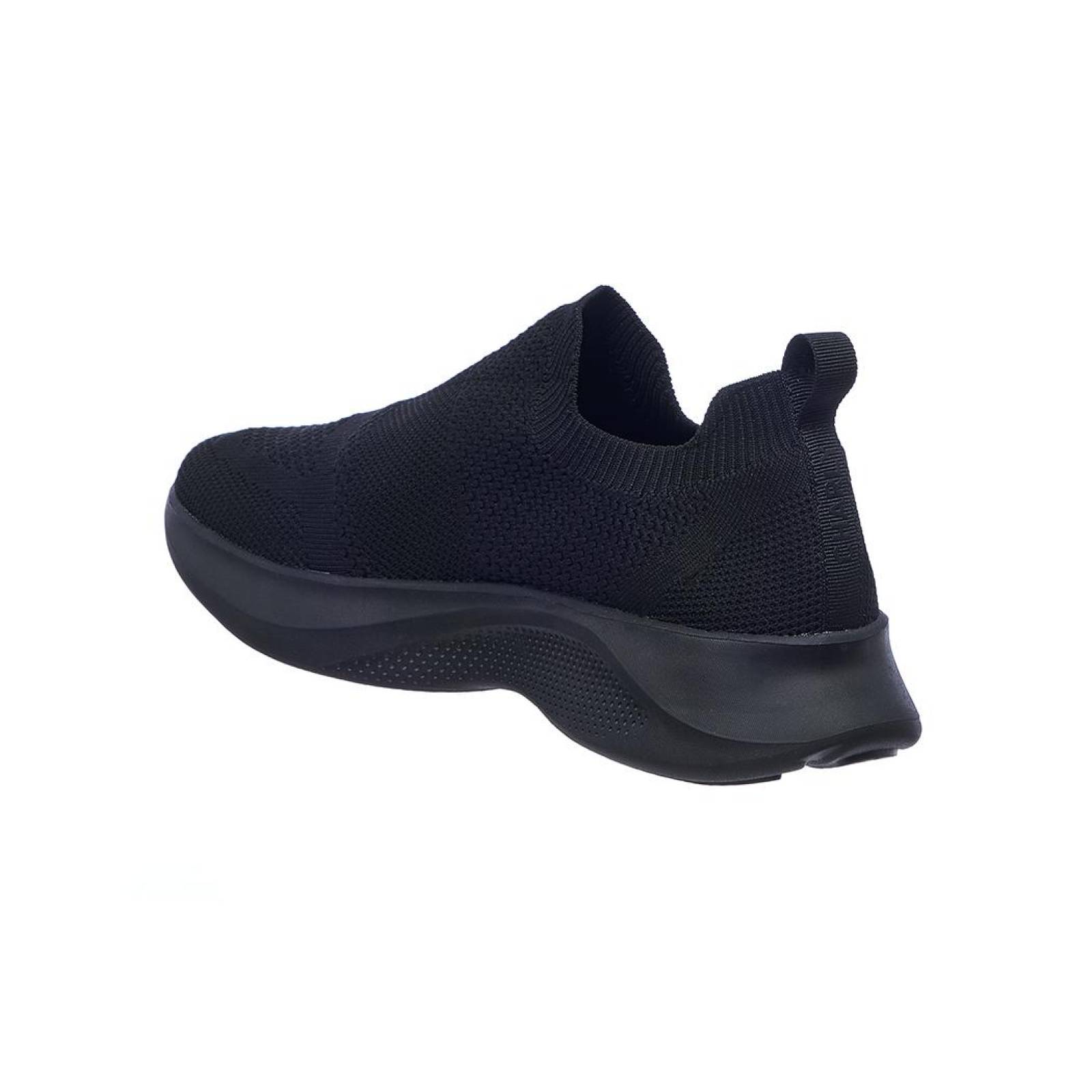 Tenis Charly Hombre Suela Ligera Moda Sport Casual Flexible Textil Negro Cómodo 101C2C 