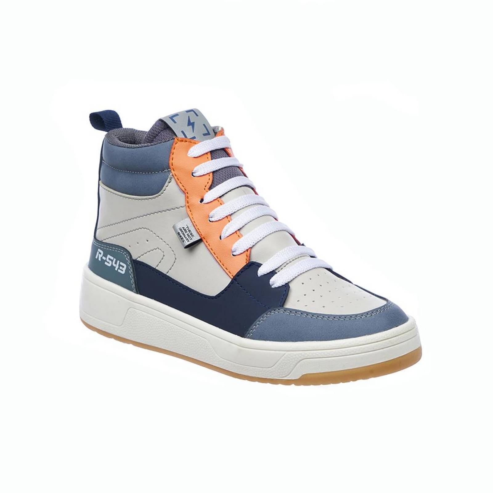 Tenis Para Niños En Botín Casuales Urbanos Tipo Piel Cómodos 