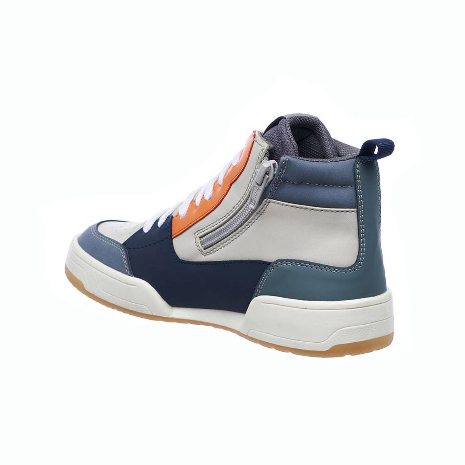 Tenis Para Niños En Botín Casuales Urbanos Tipo Piel Cómodos 