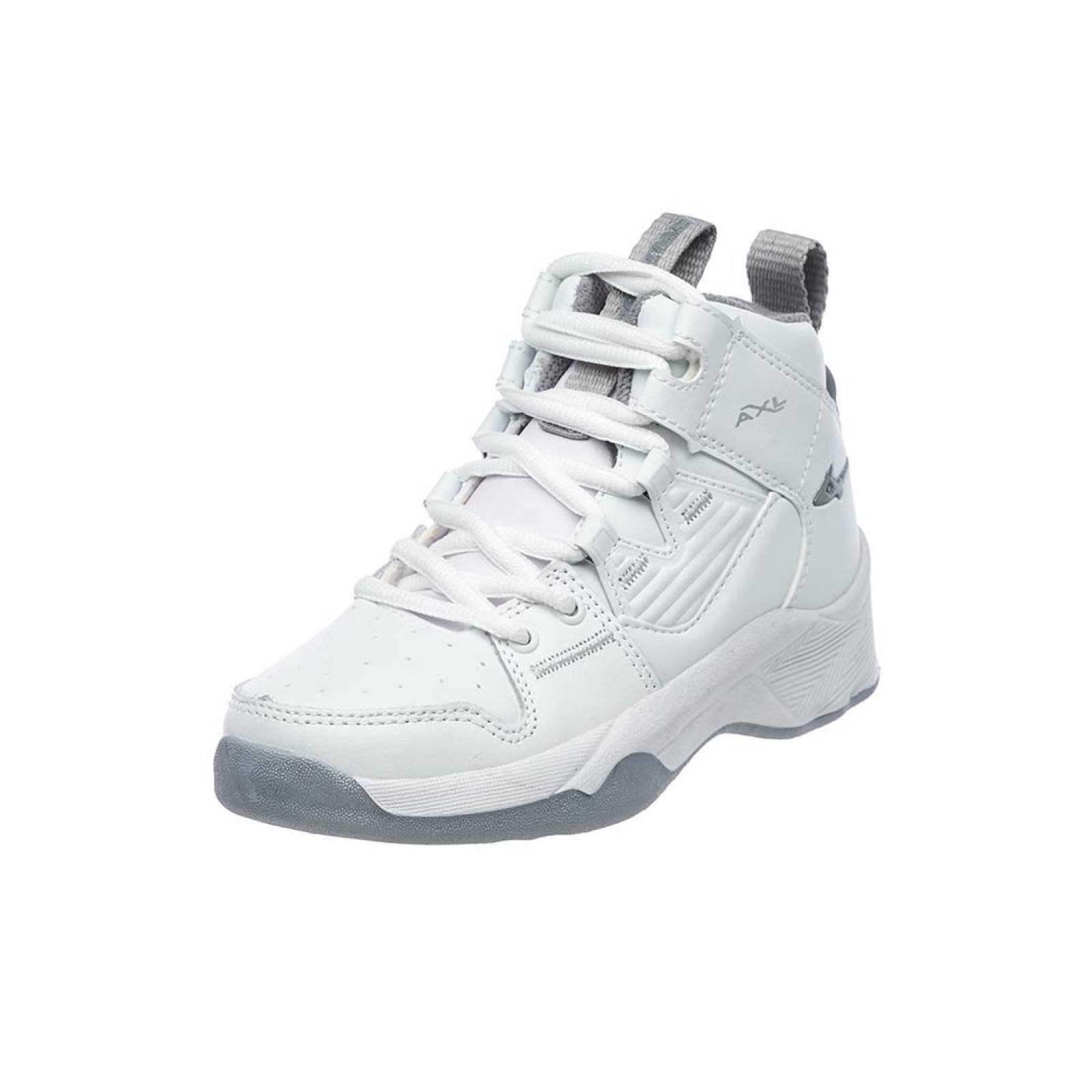 Tenis Casuales Escolares Para Niños Tipo Piel Blanco Cómodos 