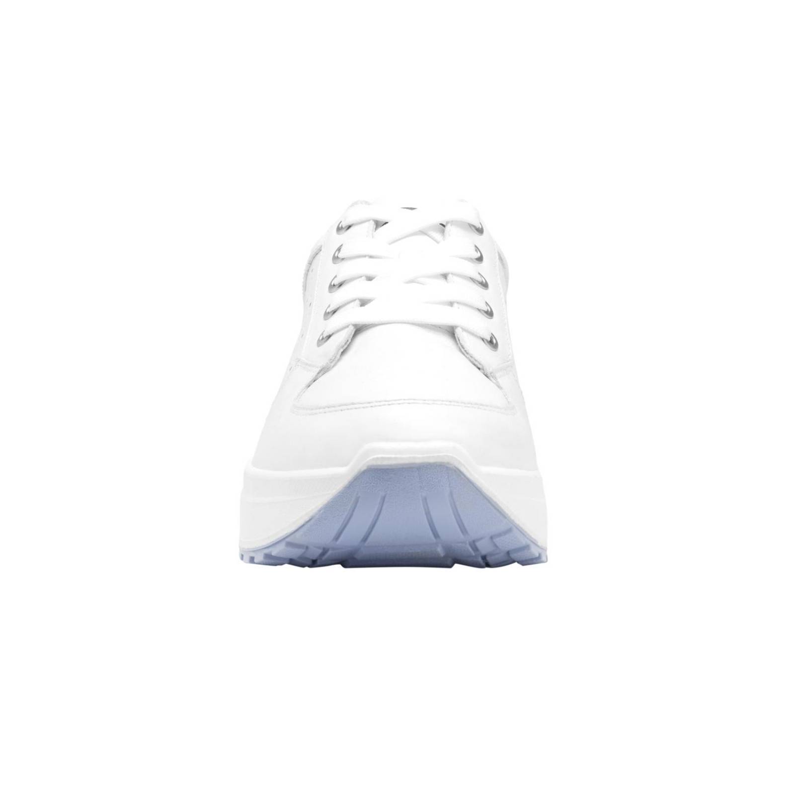 Tenis Mujer Flexi Estilo 117205 Piel Blanco Casual 