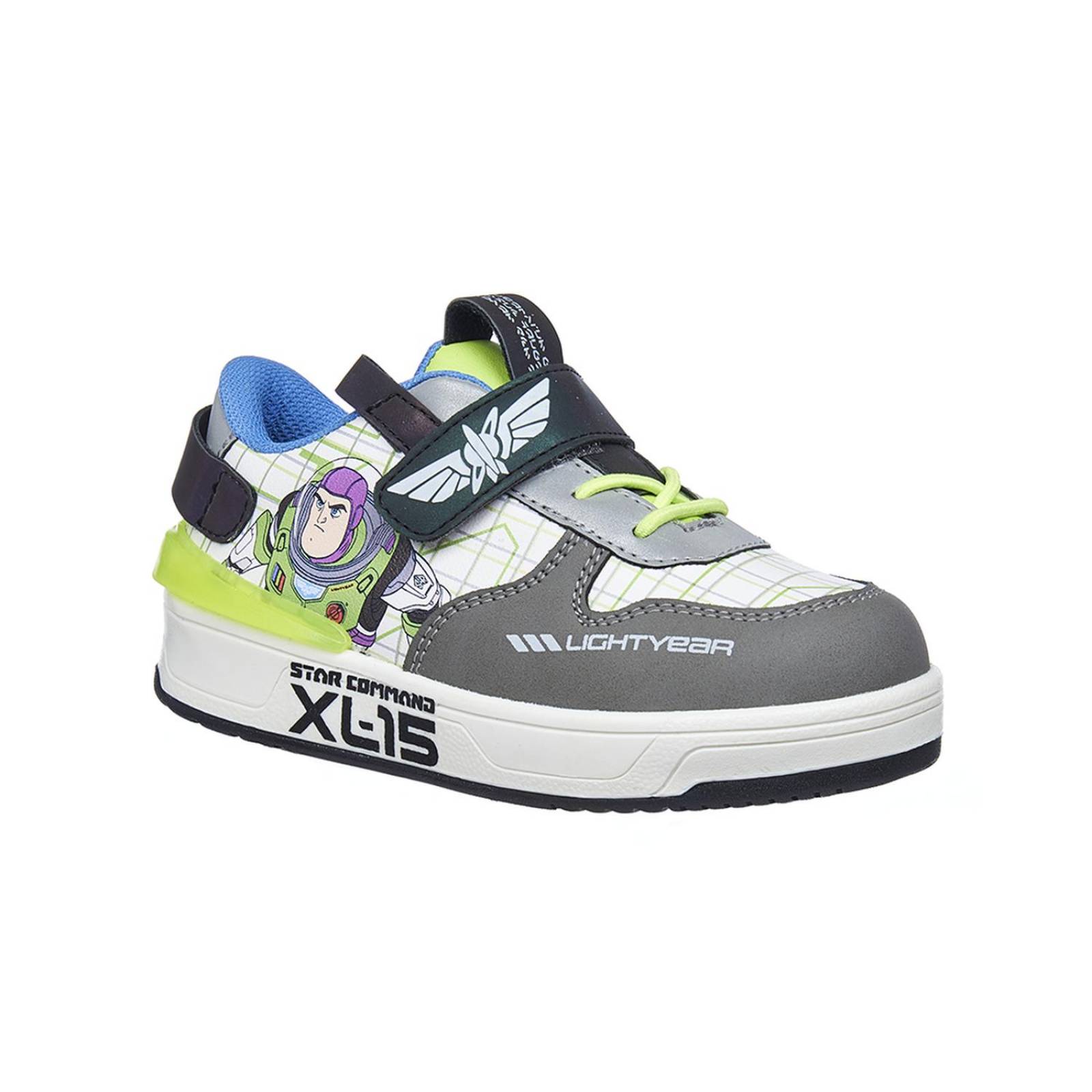 Tenis Para Niños Disney buzz lightyear Con Velcro Tipo Piel Piel 