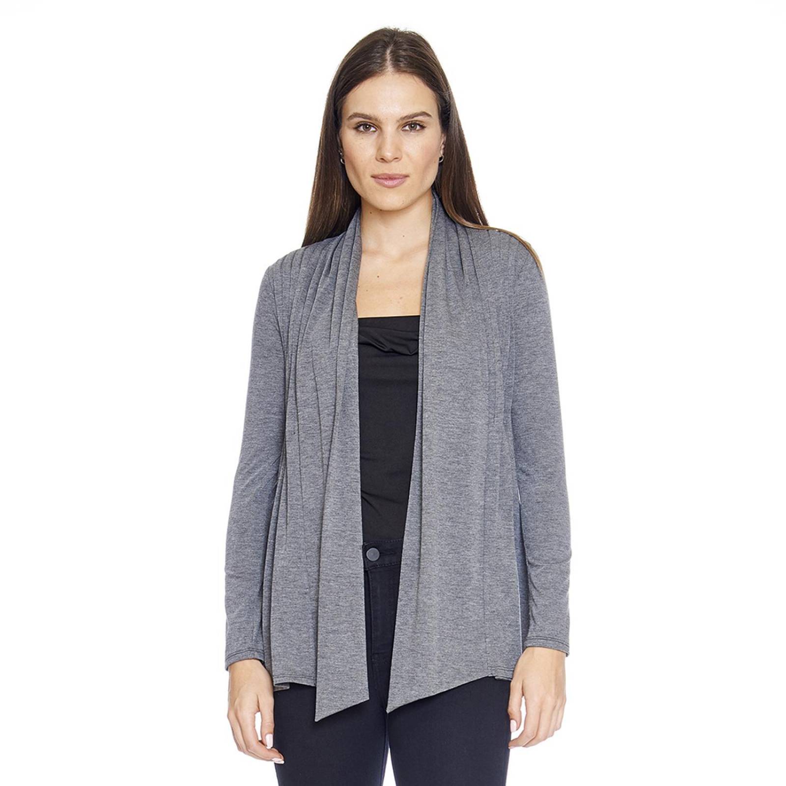 Ensamble Para Mujer Suéter Ligero Gris Casual Formal