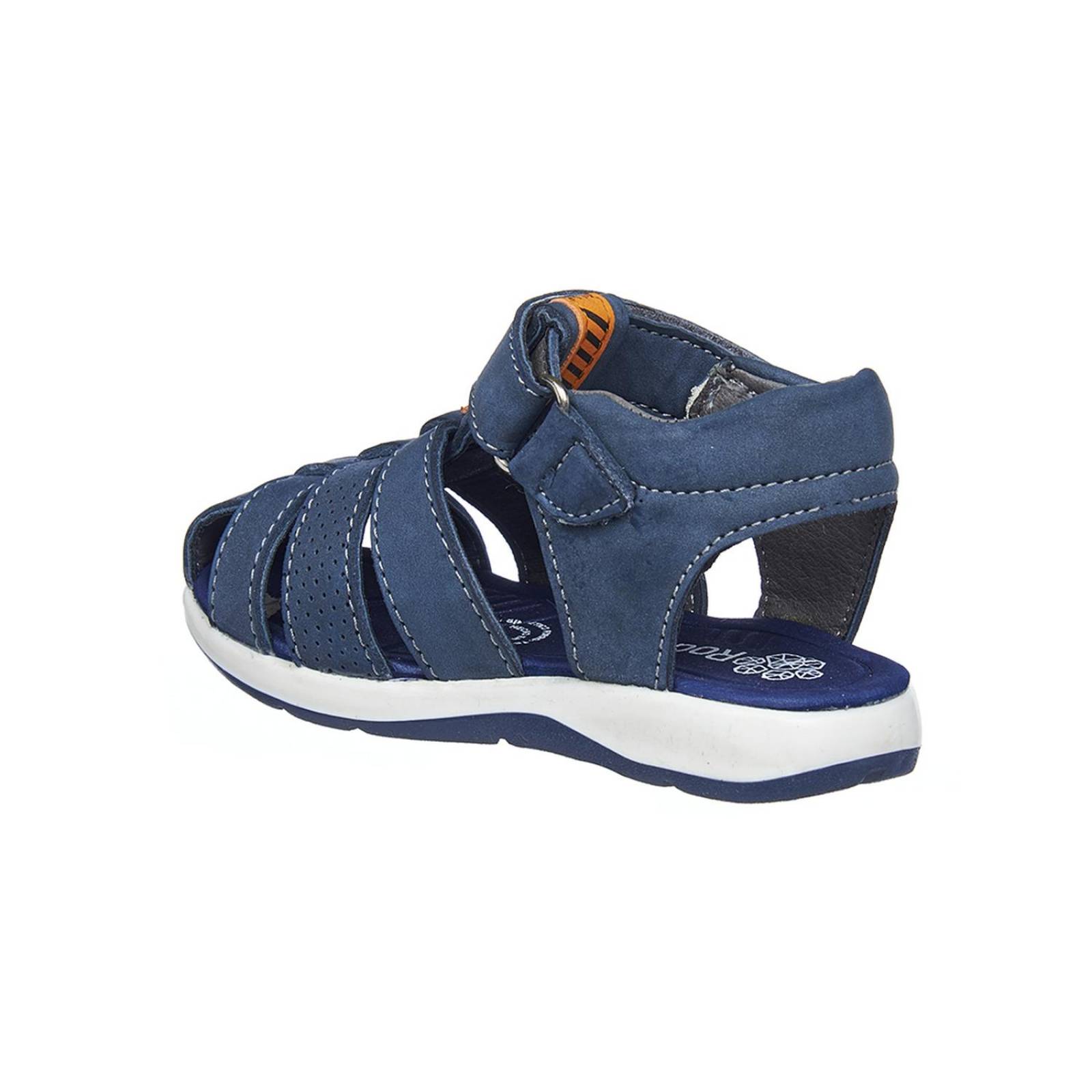 Sandalias Para Niños Semi Abiertas Casuales Verano Azul 