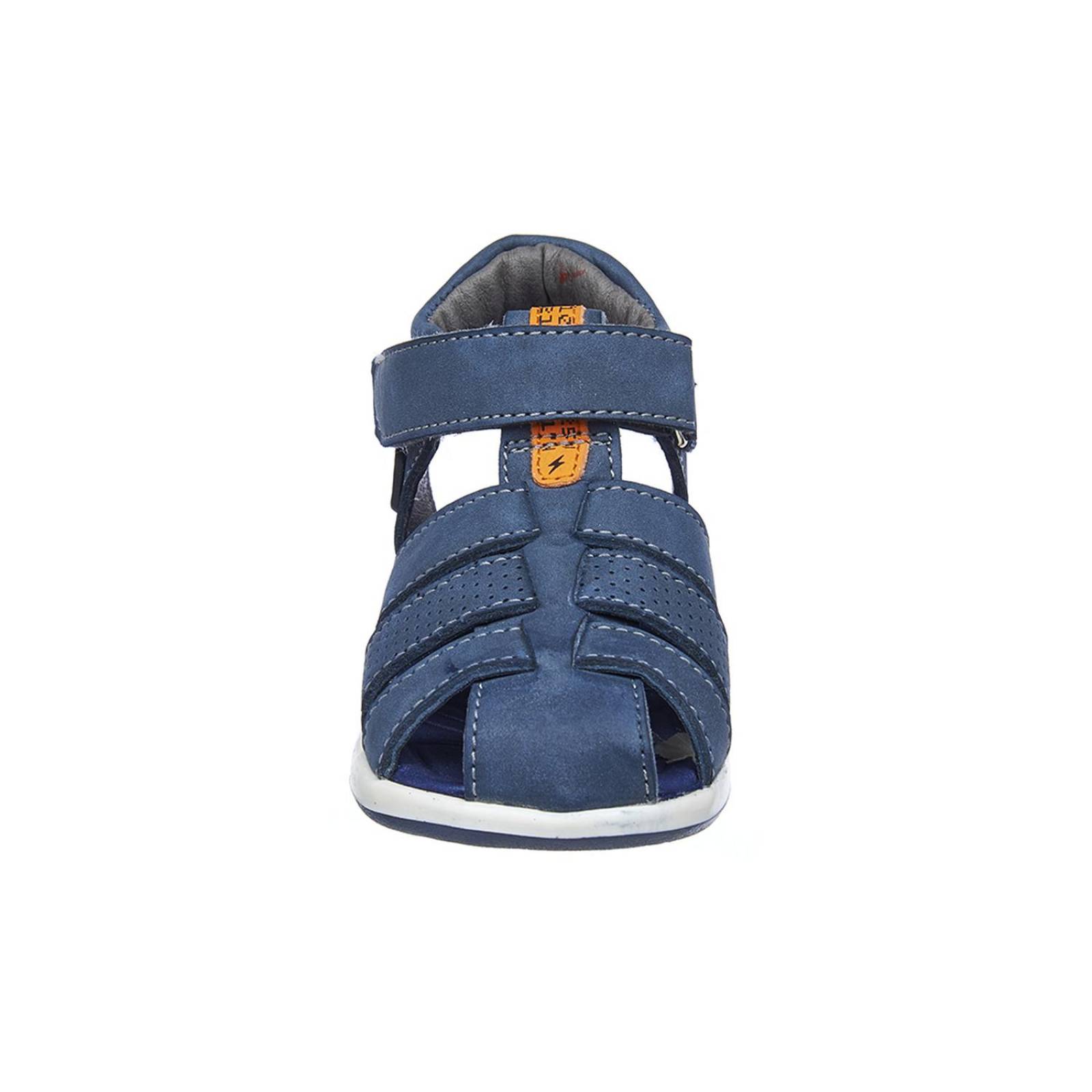 Sandalias Para Niños Semi Abiertas Casuales Verano Azul 